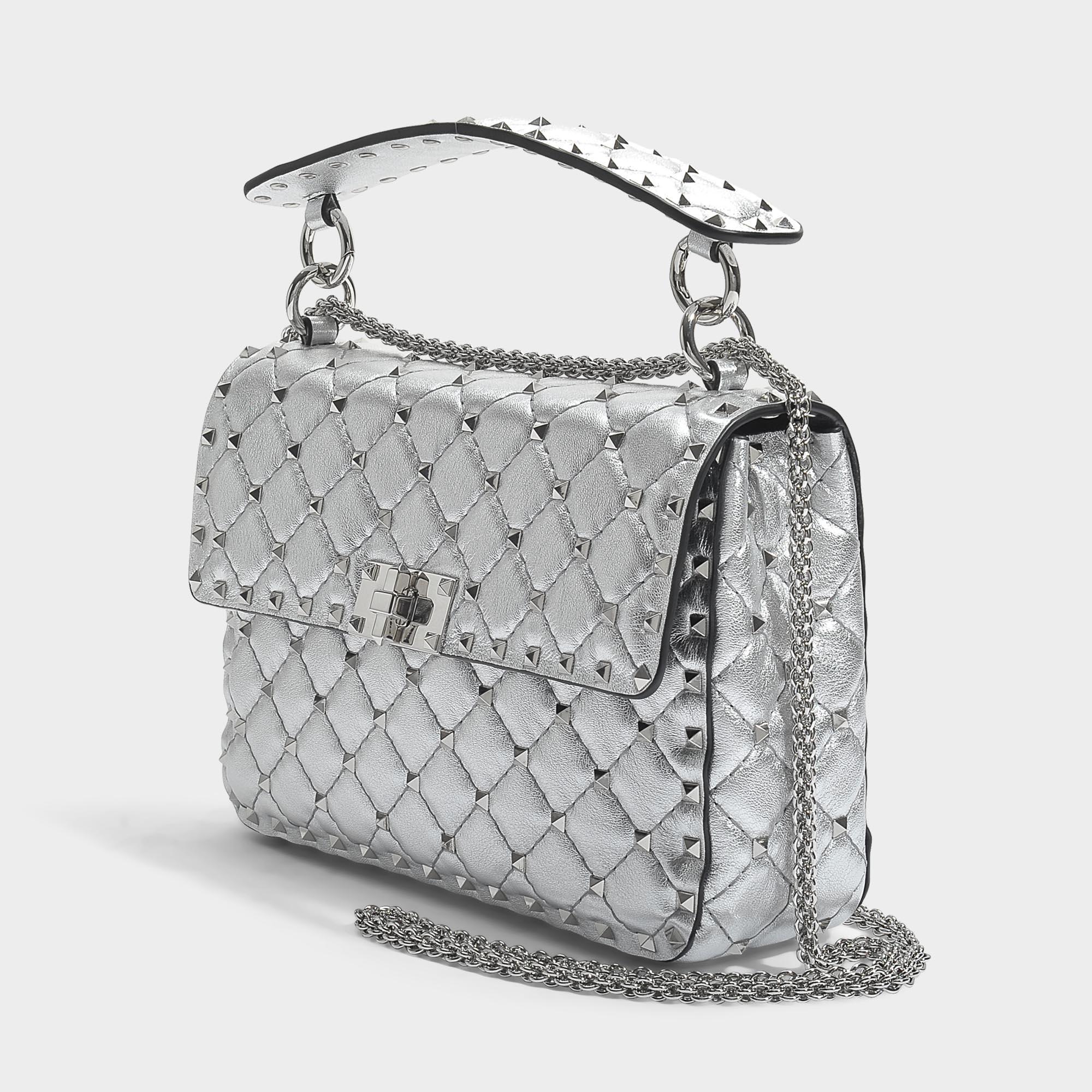 sac valentino argente