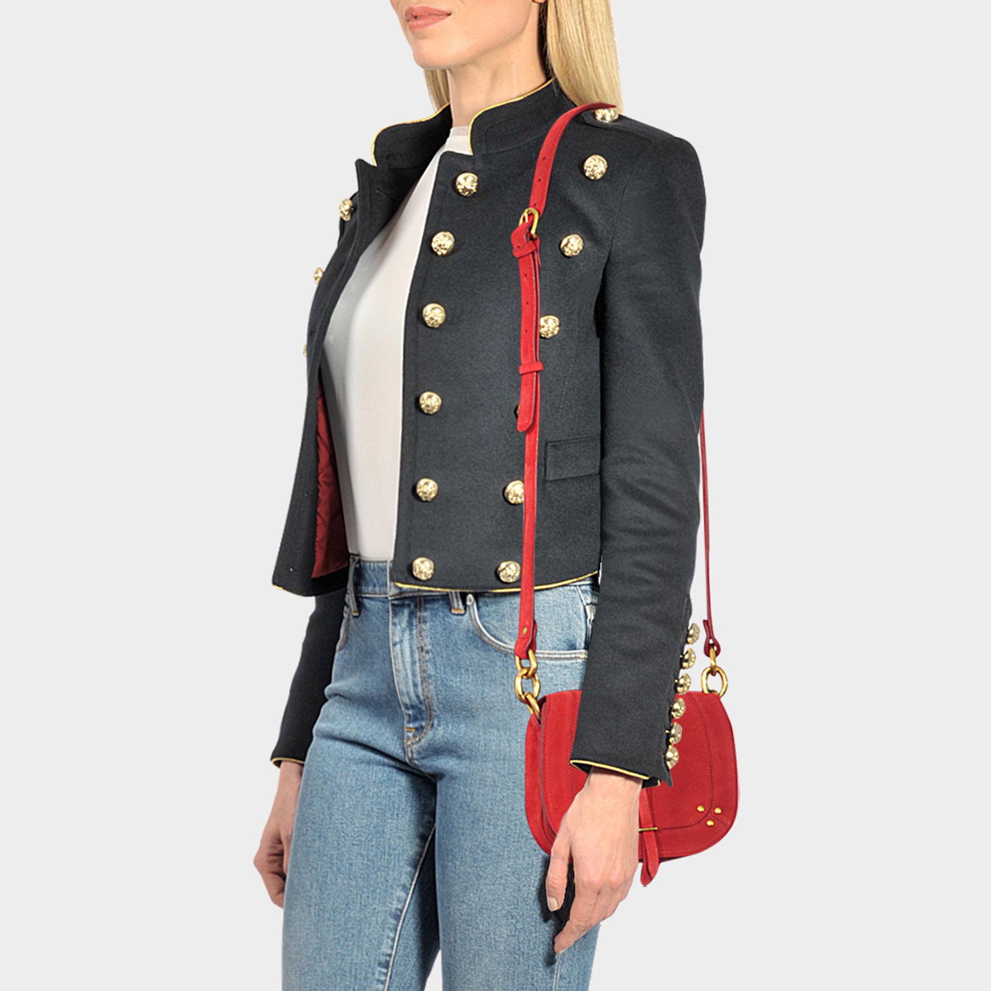 Jérôme Dreyfuss Leather Victor Lambskin Bag in Red - Lyst