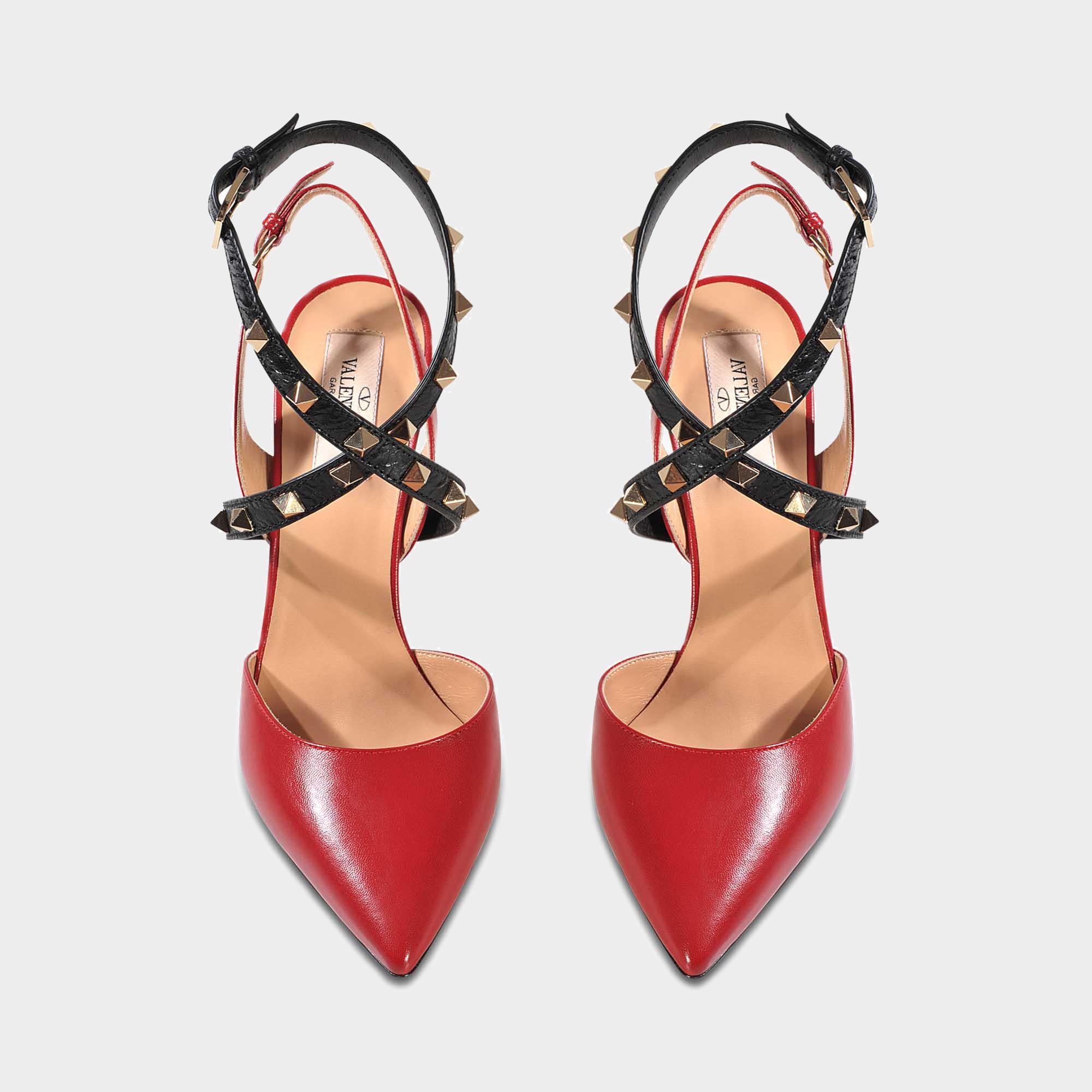 valentino studwrap slingback