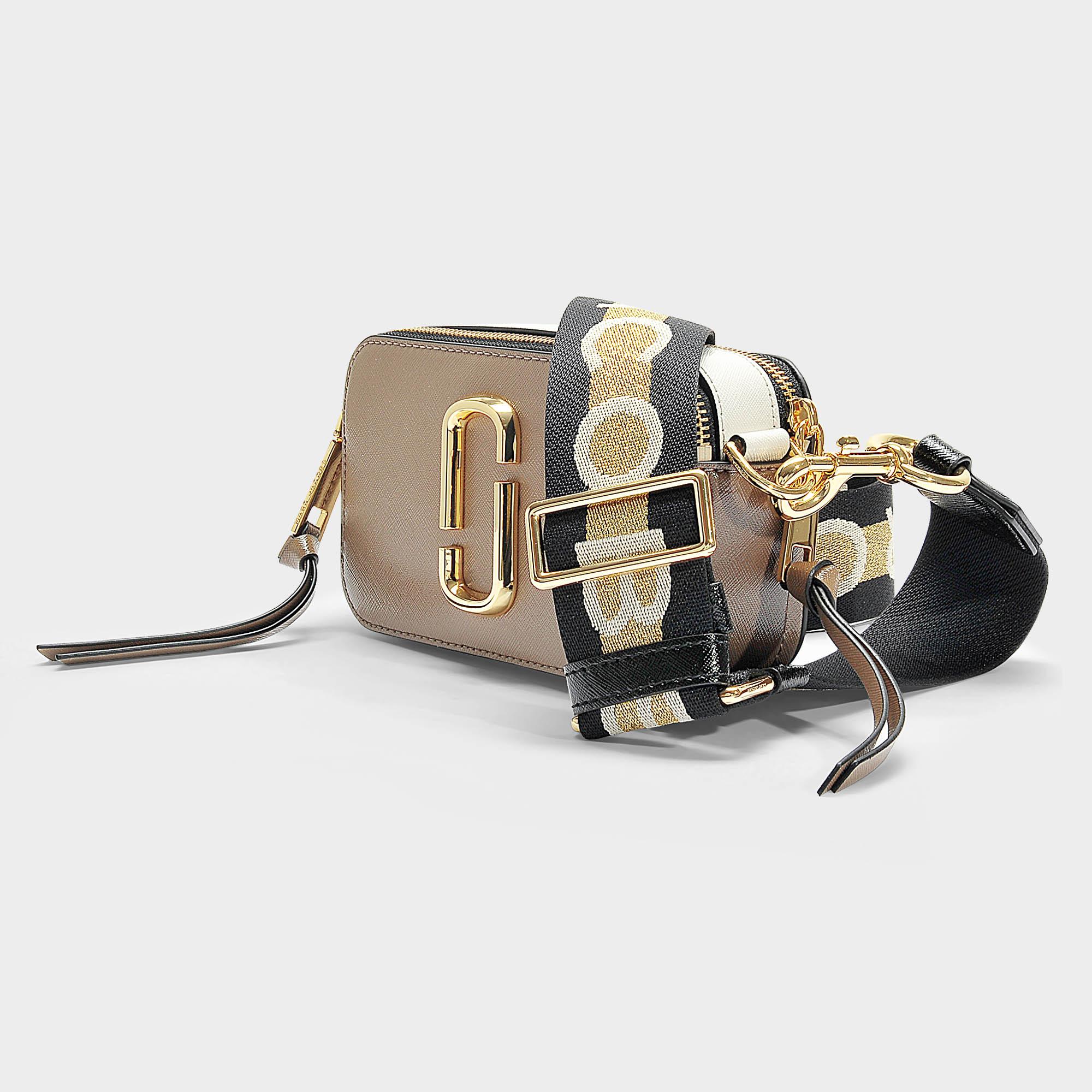 Marc Jacobs Leather Snapshot Shoulder Bag Brown - Lyst