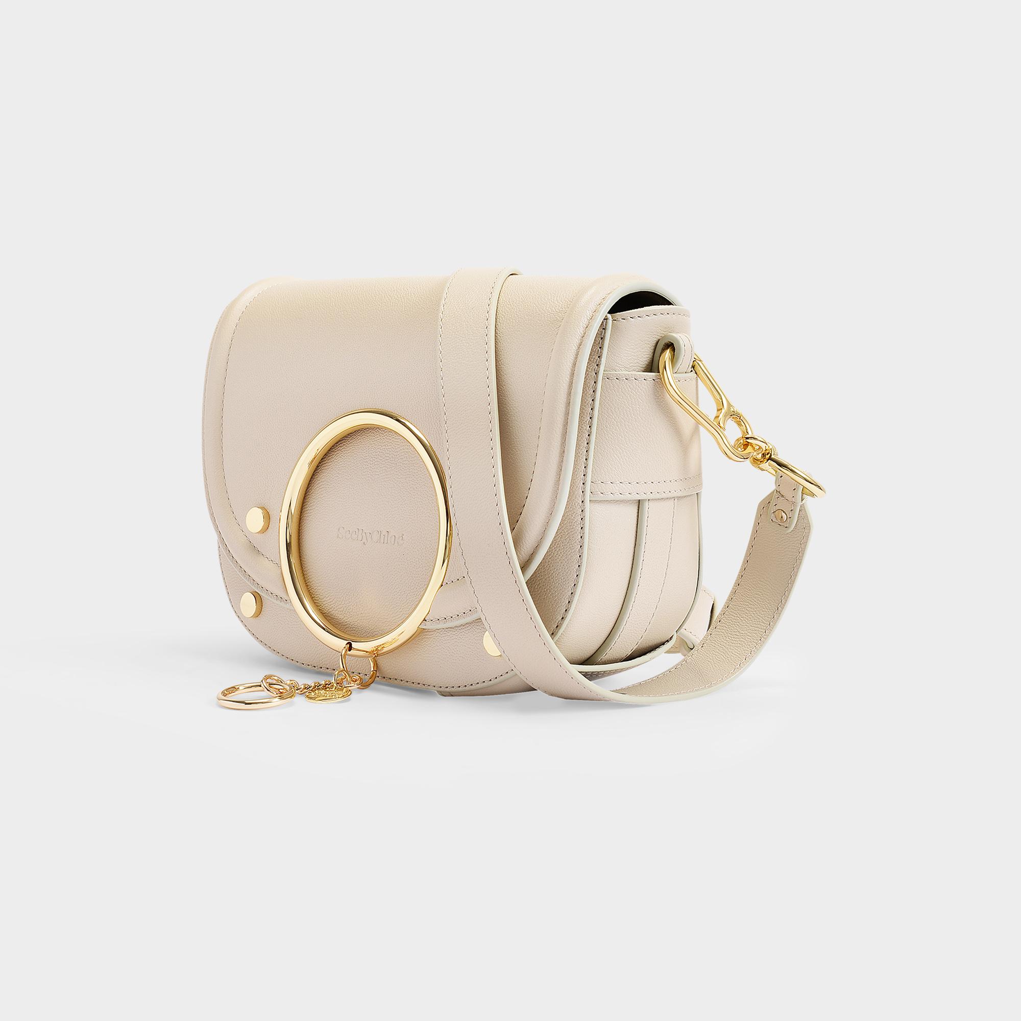 See By Chloe Mara Small Shoulder Bag in Cement Beige