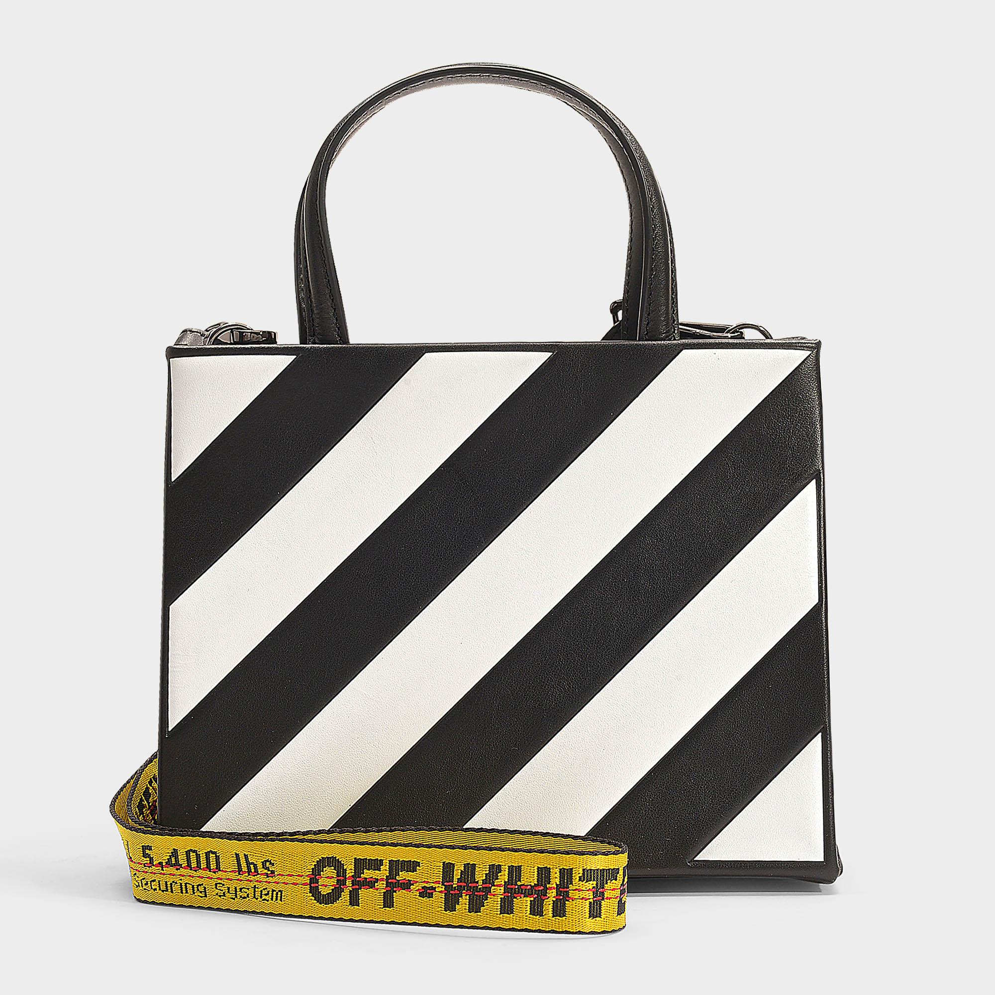 Off White c o Virgil Abloh Diagonal Box Bag in Black Lyst Canada