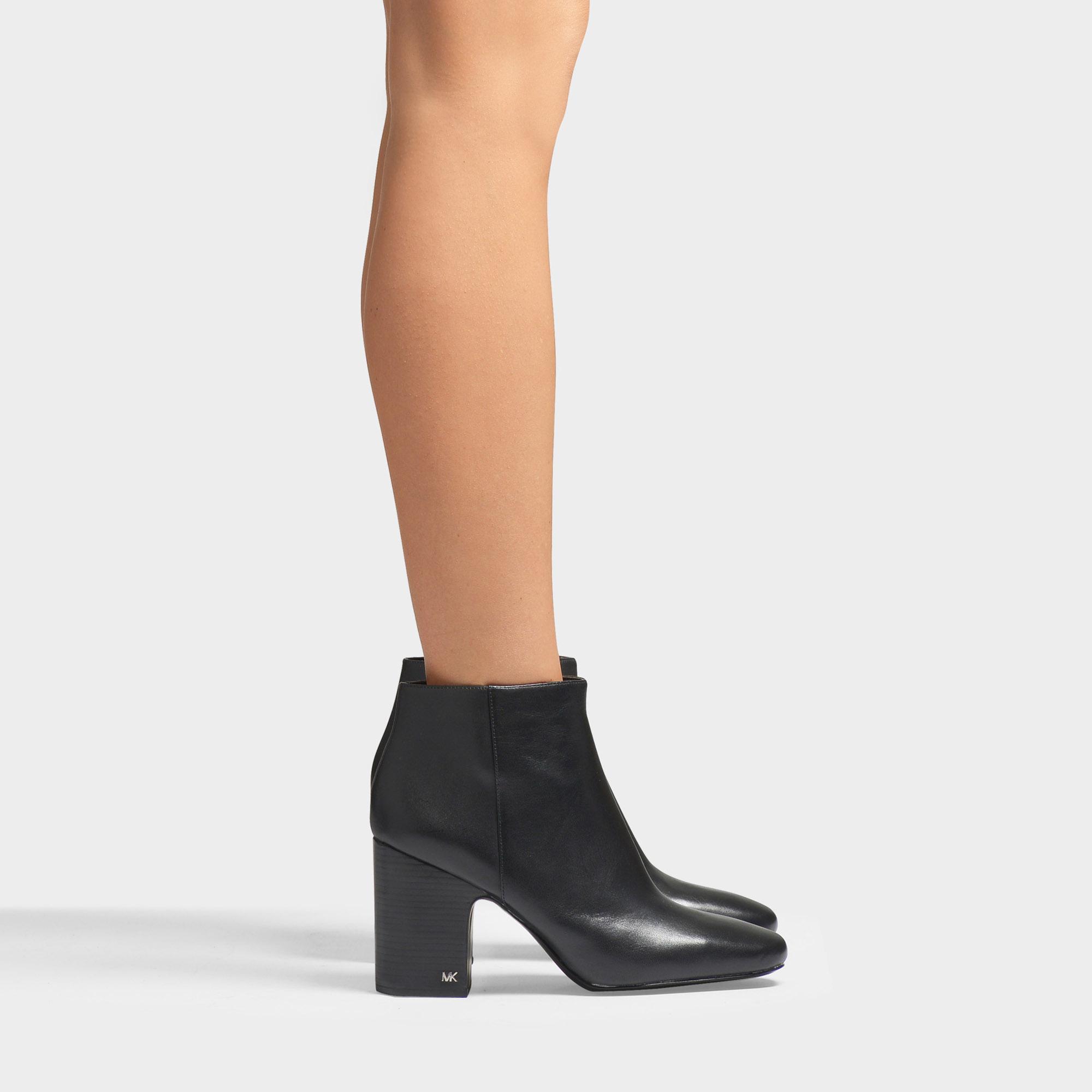 michael michael kors women's elaine block heel booties