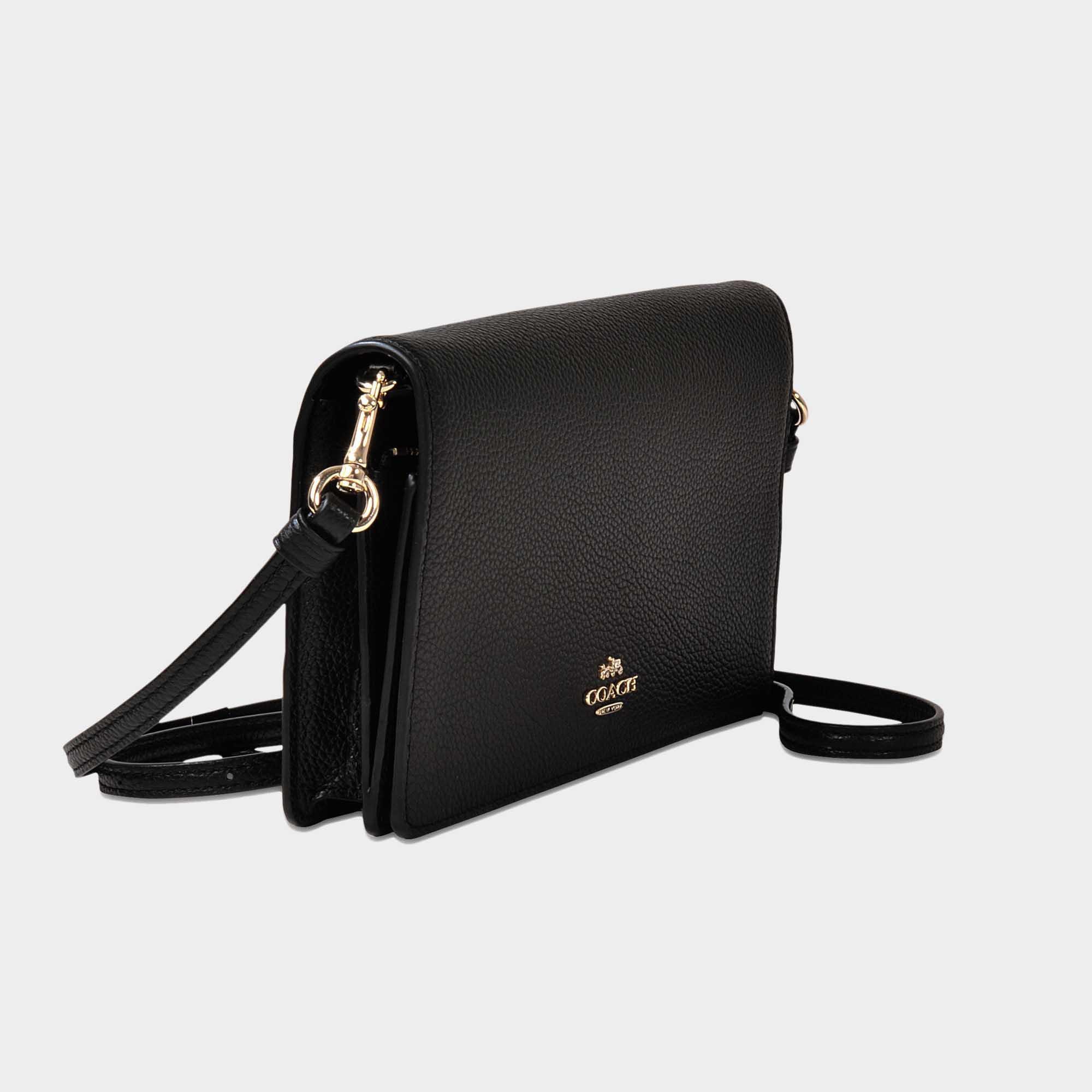 Coach Hayden Leather Crossbody Bag Black