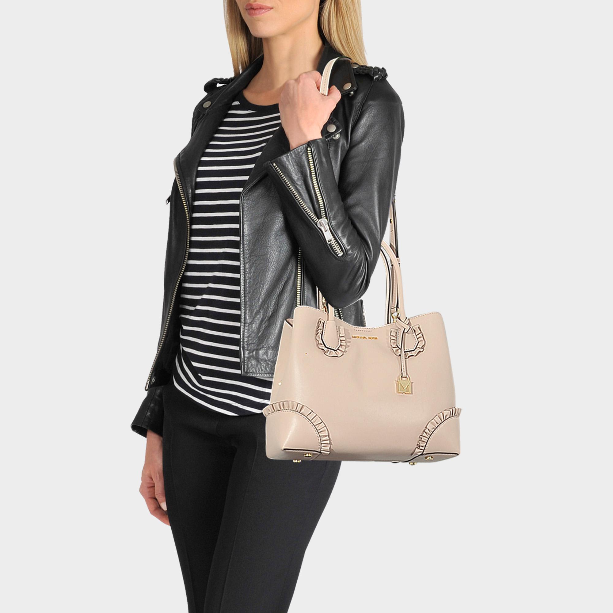 Mercer Gallery Medium Faux Leather Tote Bag