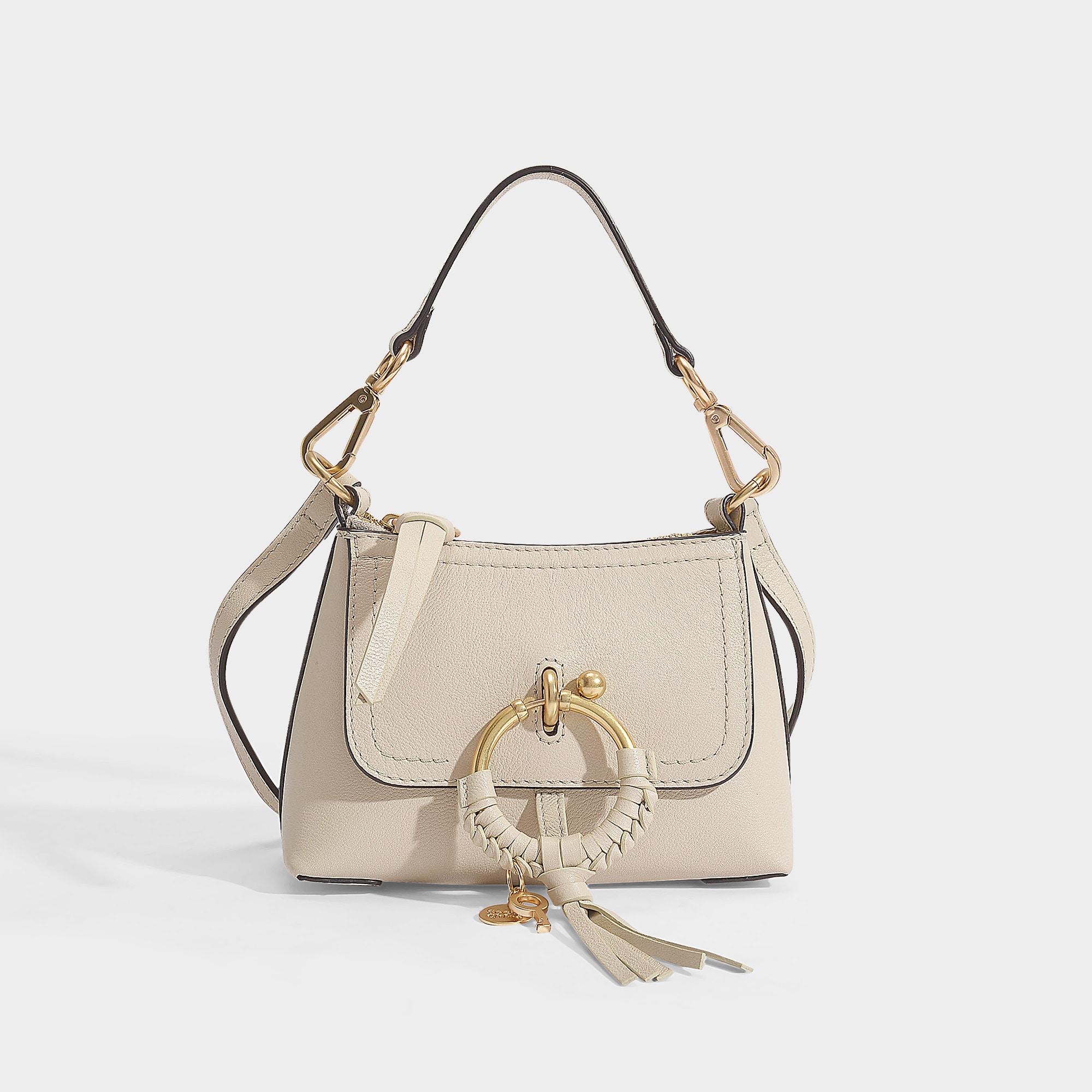 See By Chloé Leather Joan Small Shoulder Bag in Beige (Natural) - Save ...