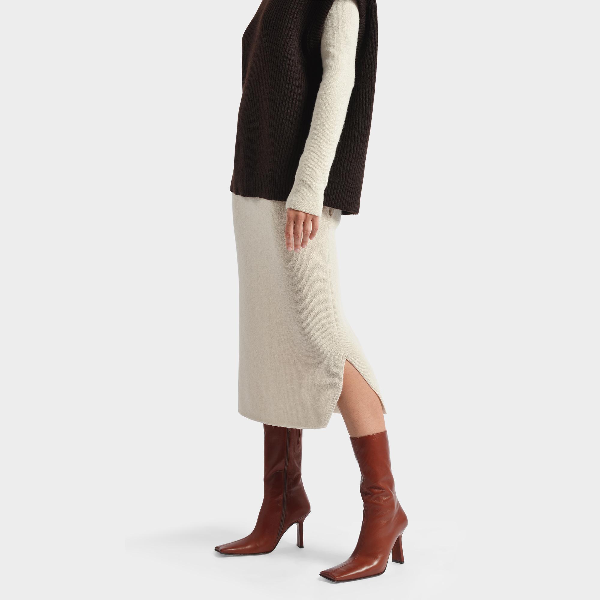 miista white boots