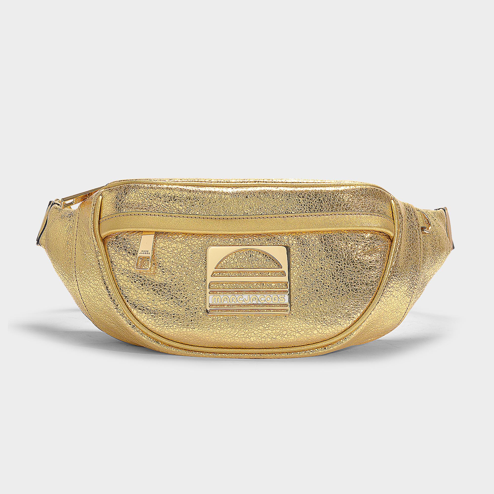 Marc Jacobs Sport Fanny Pack In Gold Calfskin in Metallic |