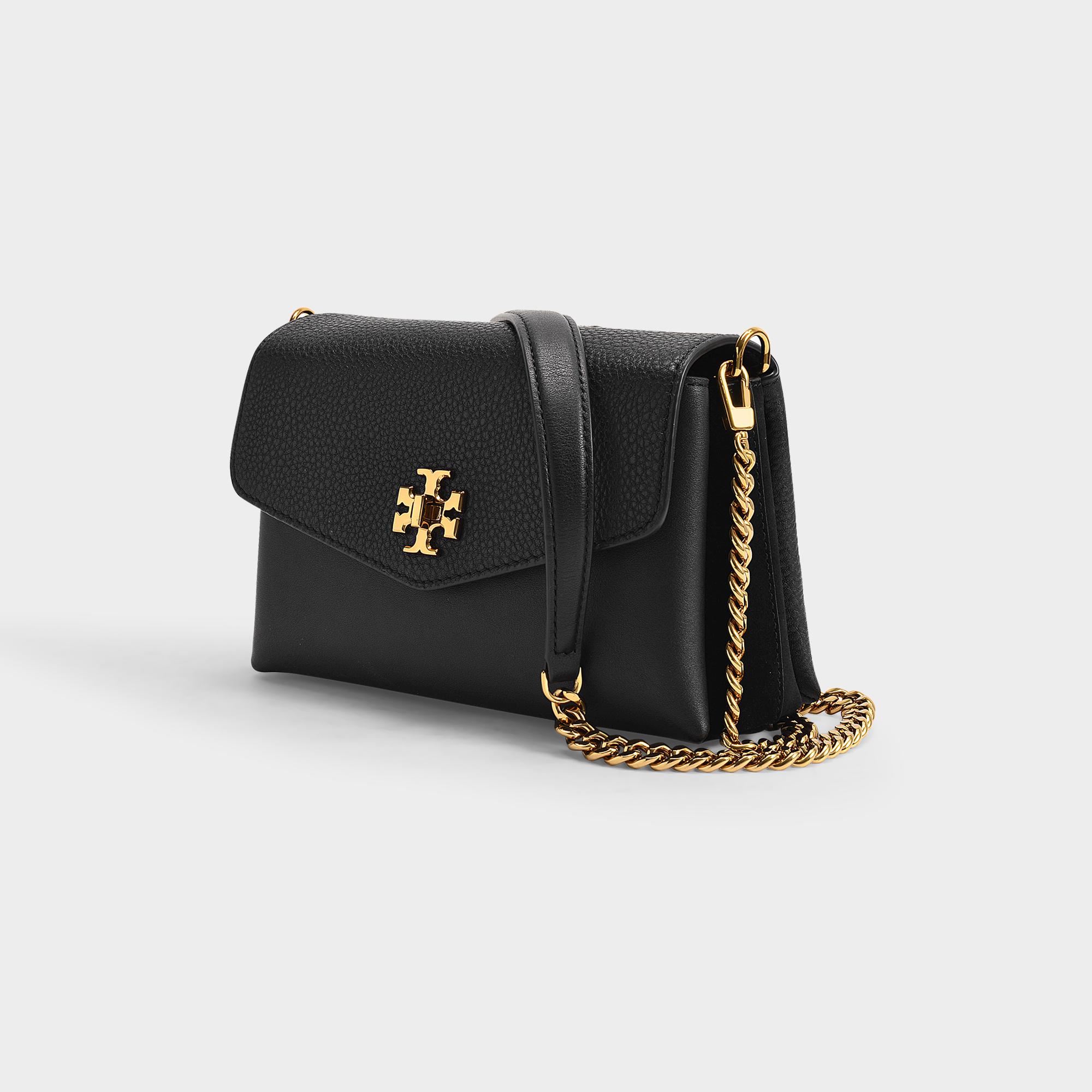 Tory Burch Leather Mini Kira Bag in Black,Gold Tone (Black) - Lyst