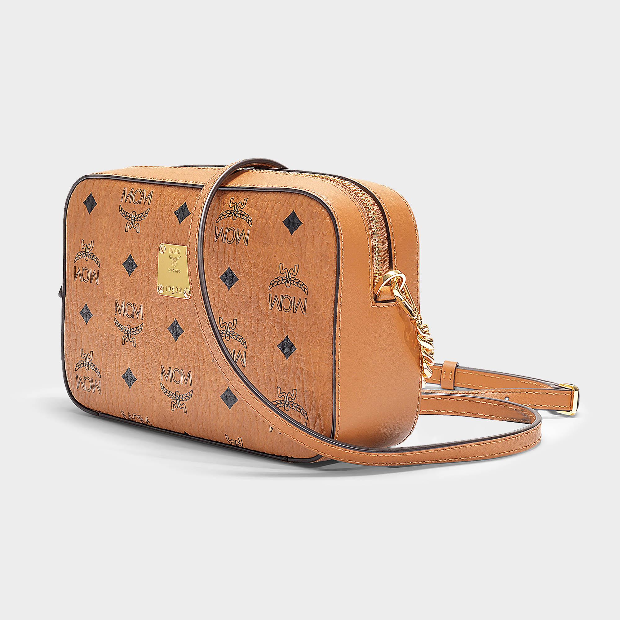 MCM Visetos Original Small Camera Bag 