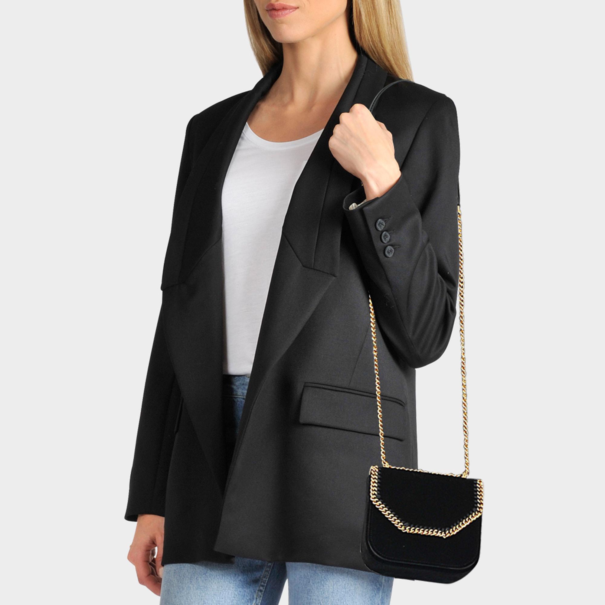 Stella McCartney Velvet And Gold Chain 