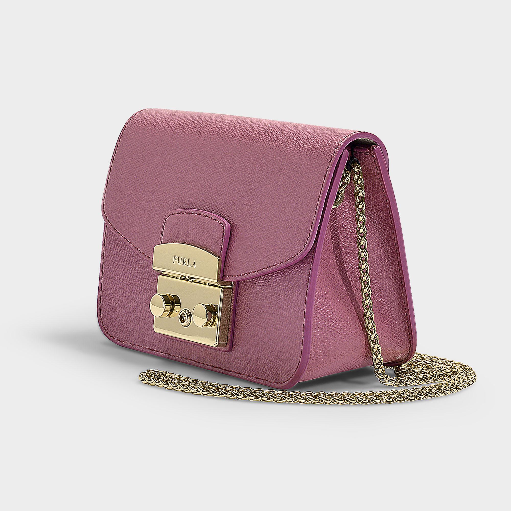 Furla Metropolis Mini Crossbody Bag In Azalea in Pink (Purple) Lyst