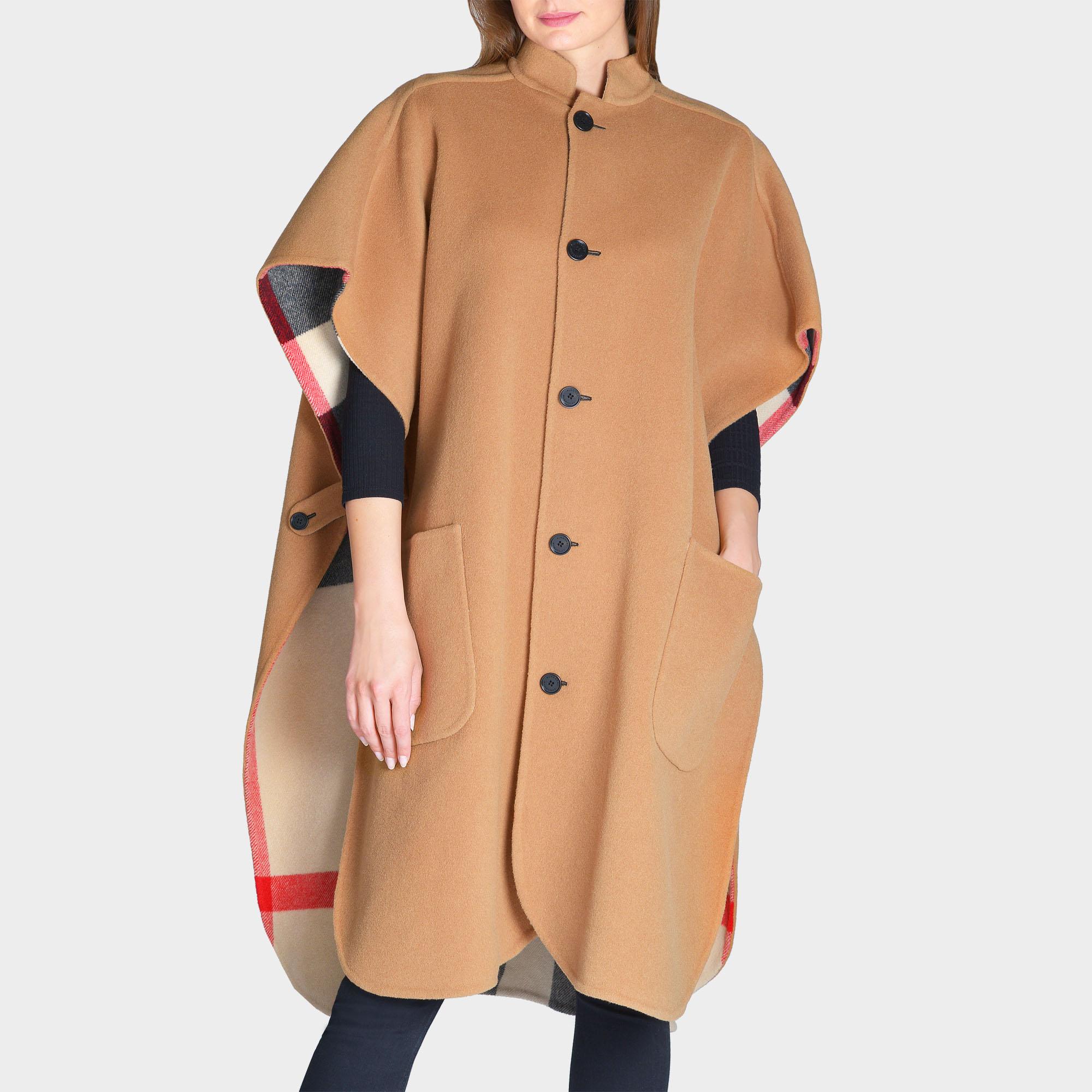 camel wool cape