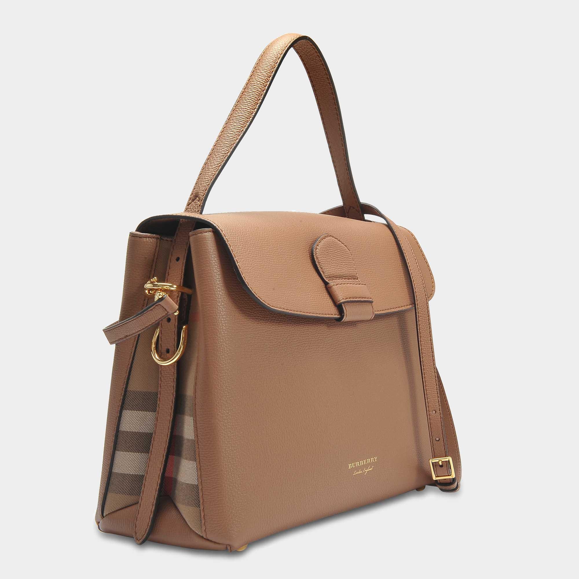 Burberry camberley medium shop grained leather shoulder bag