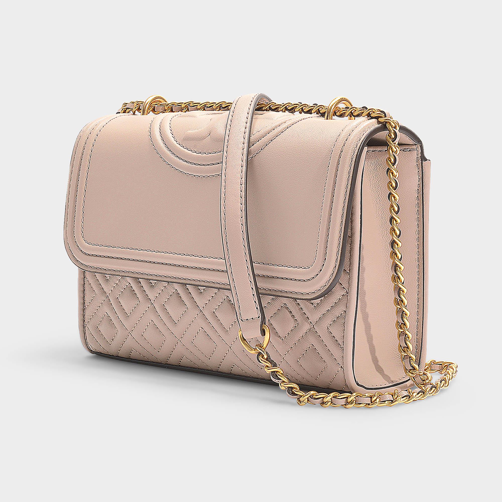 tory burch fleming light taupe