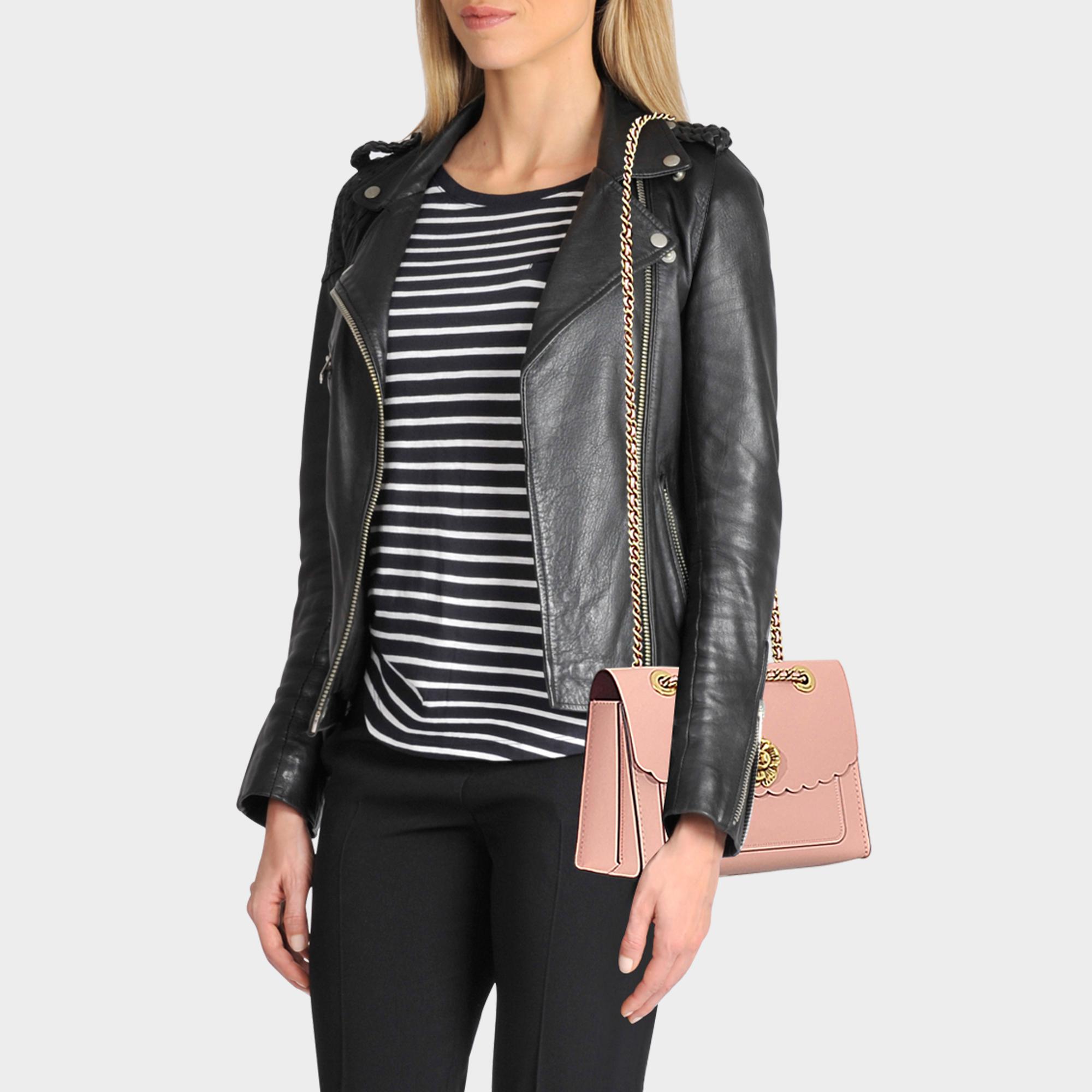 COACH Parker Shoulder Bag In Peony Calfskin in Pink Lyst