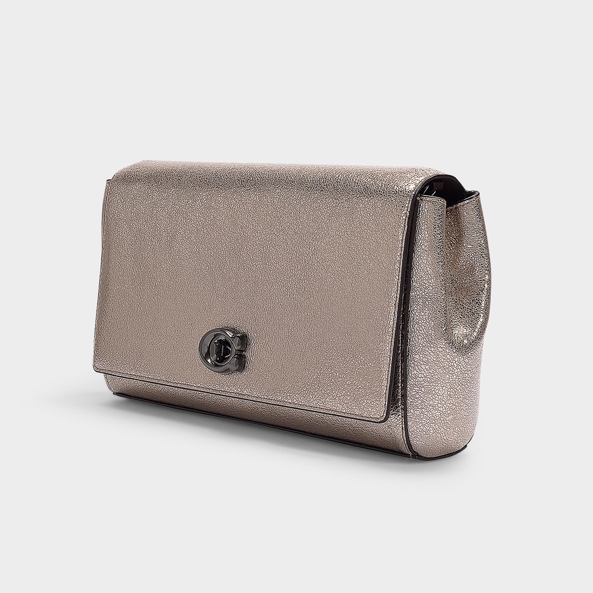 leather evening clutch