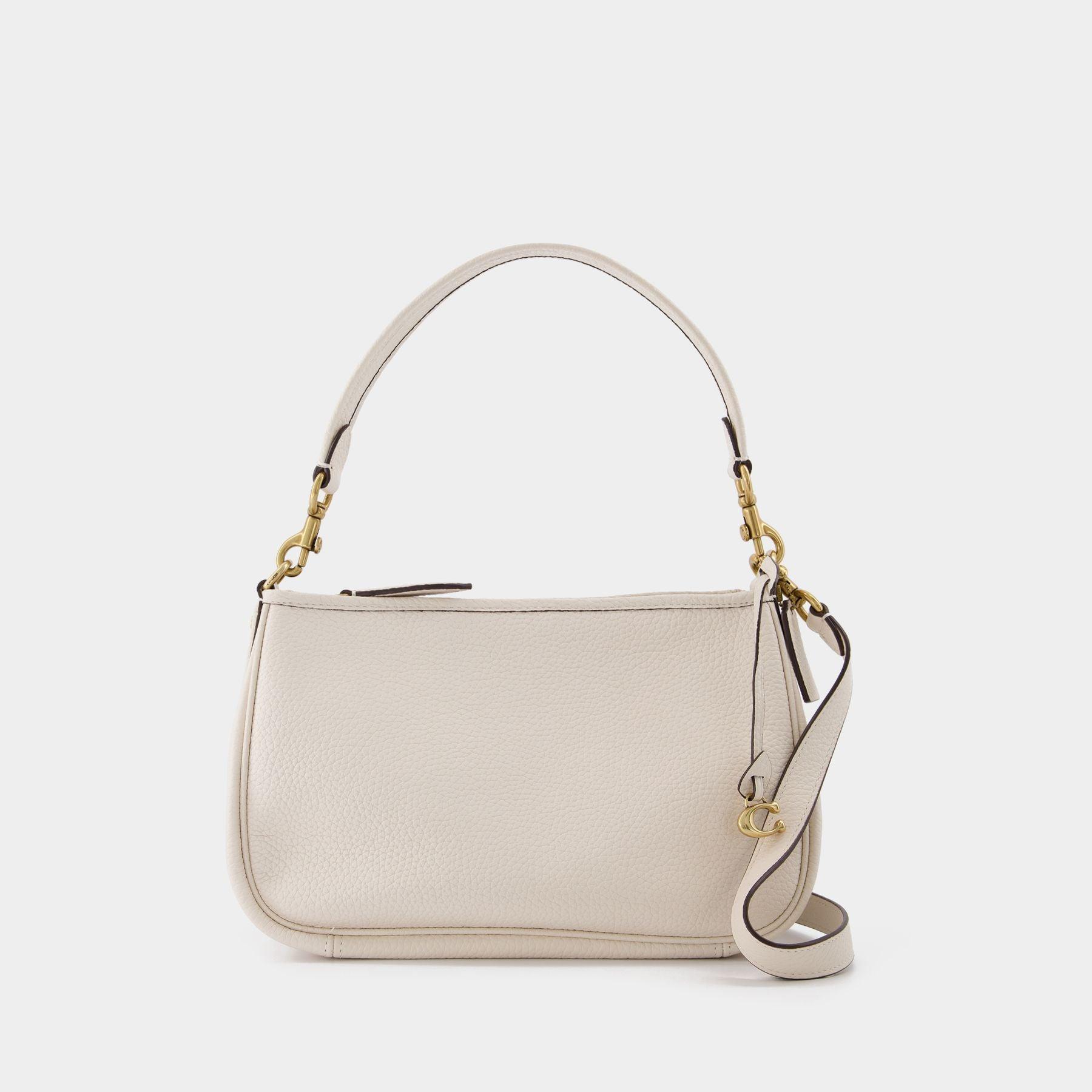 COACH Cary Crossbody Hobo Bag - - Chalk - Leather in Natural