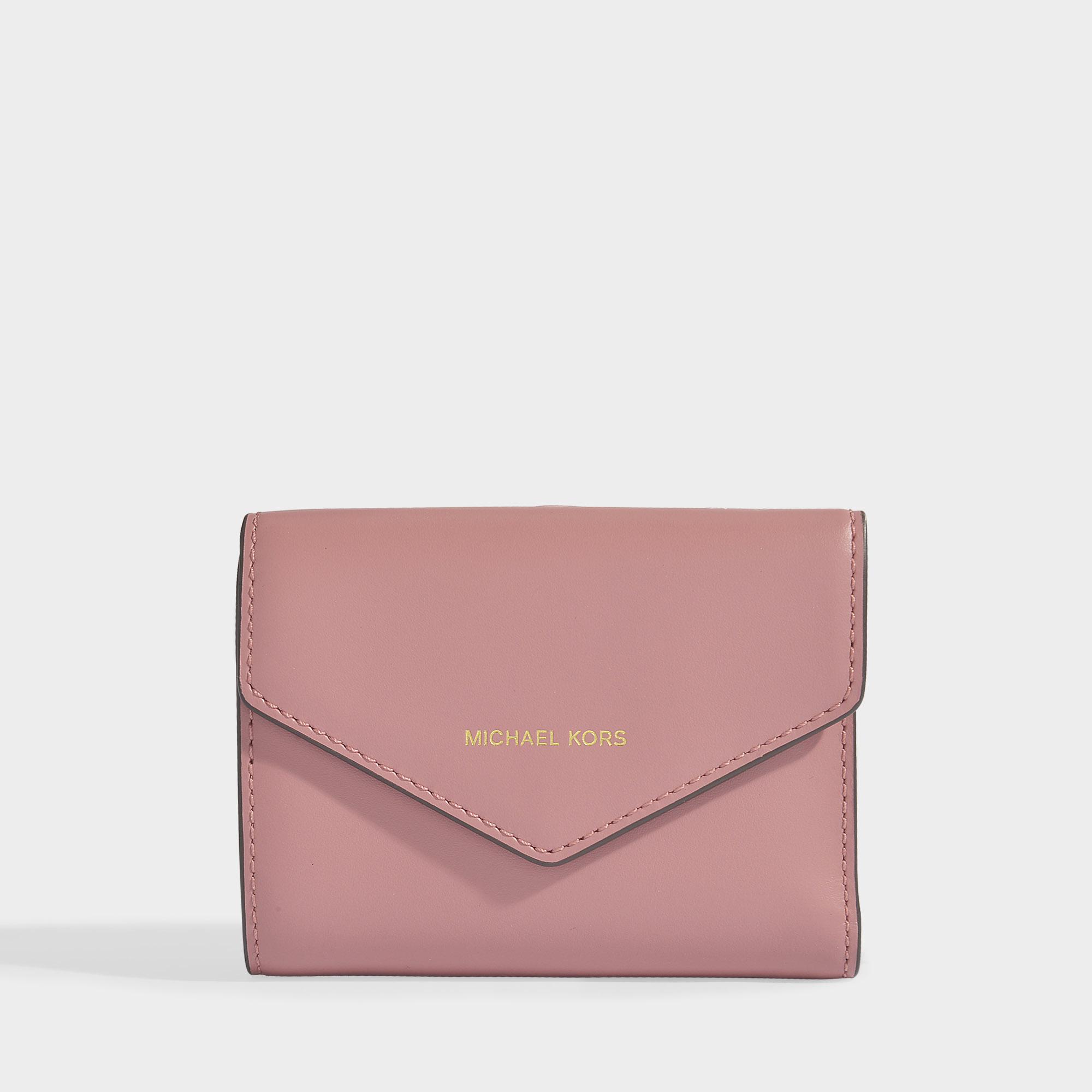 rose pink michael kors wallet
