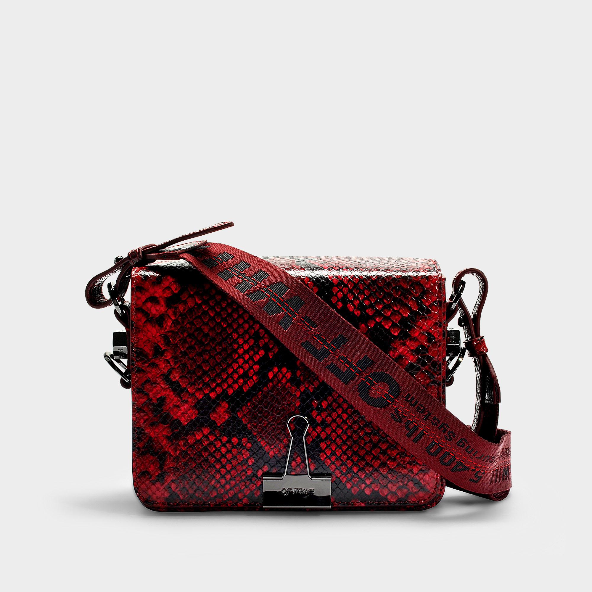 sac serpent rouge