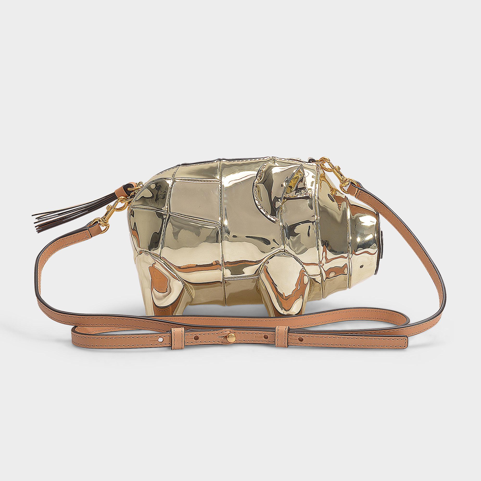 Peggy the pig metallic mini bag new arrivals