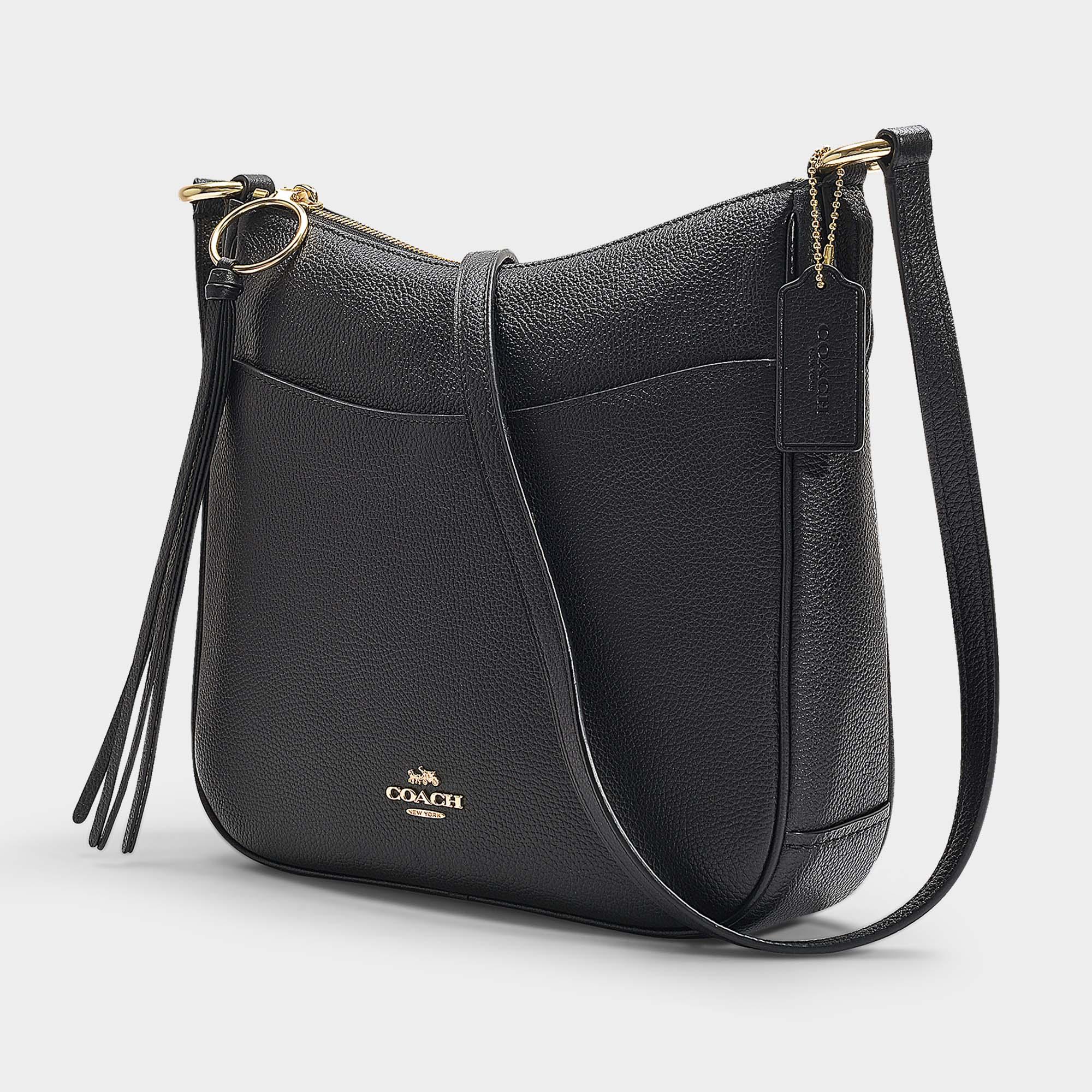 Coach Black Chaise Leather Crossbody Bag | Literacy Ontario Central South