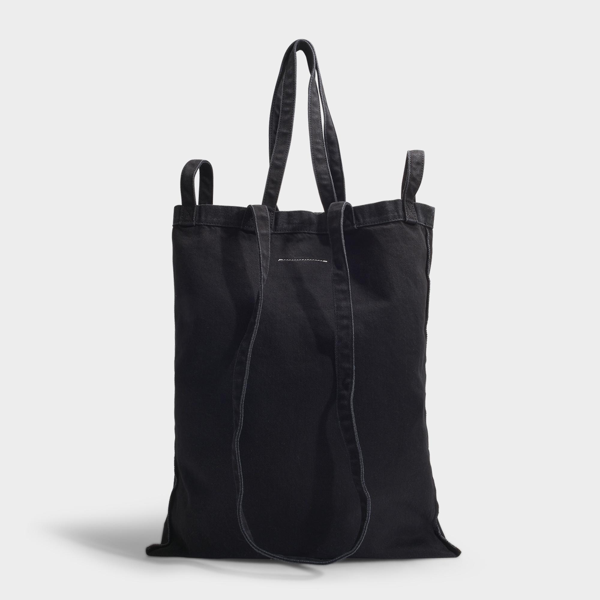 black denim bag