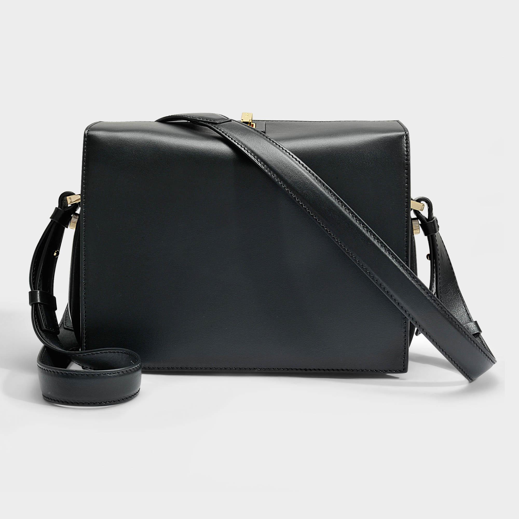 black suede crossbody bag