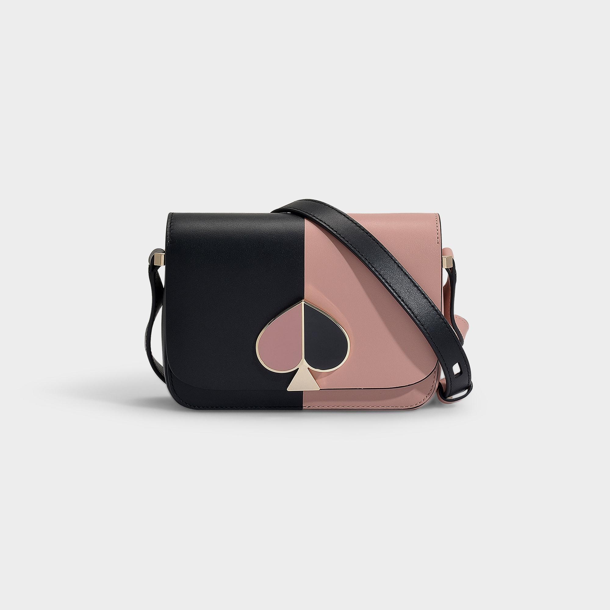 nicola bicolor small shoulder bag