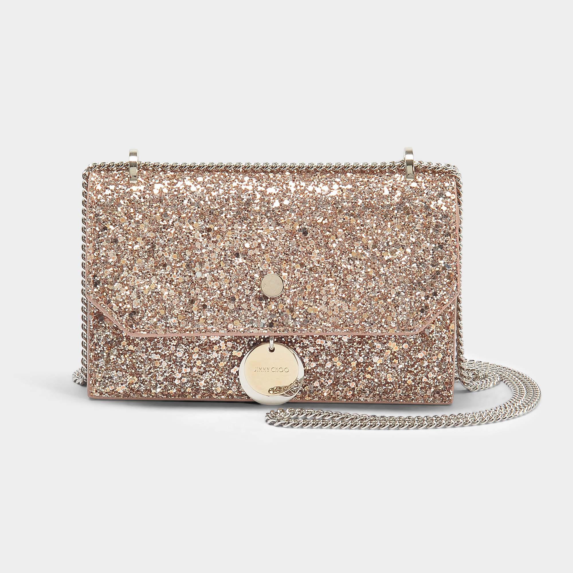 jimmy choo pink clutch bag