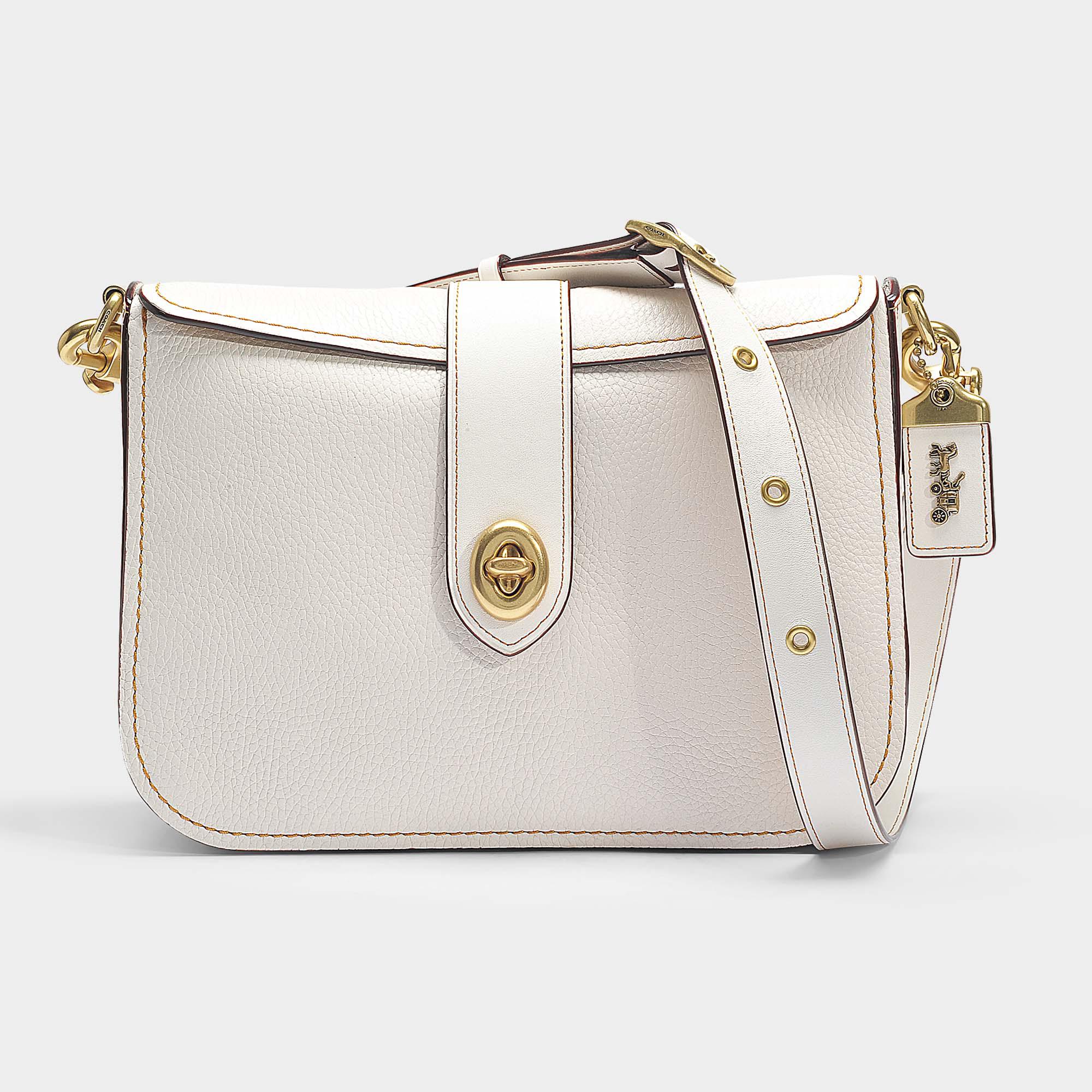 coach black satchel drew cross body bolsa