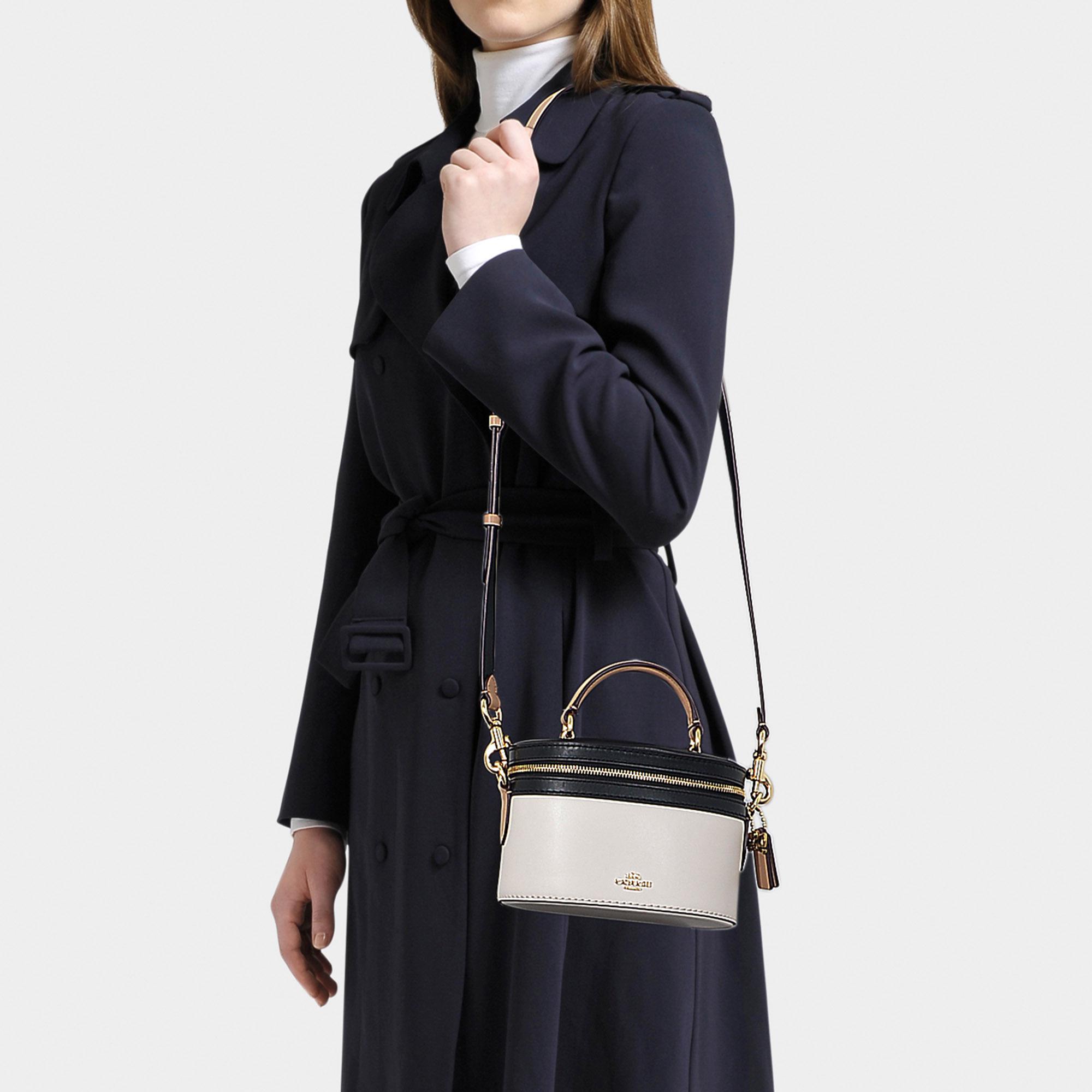 coach selena trail bag in colorblock