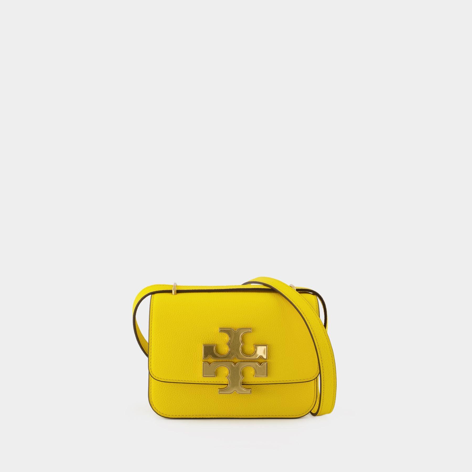 Tory Burch Small Eleanor Crossbody Bag Yellow Leather Lyst