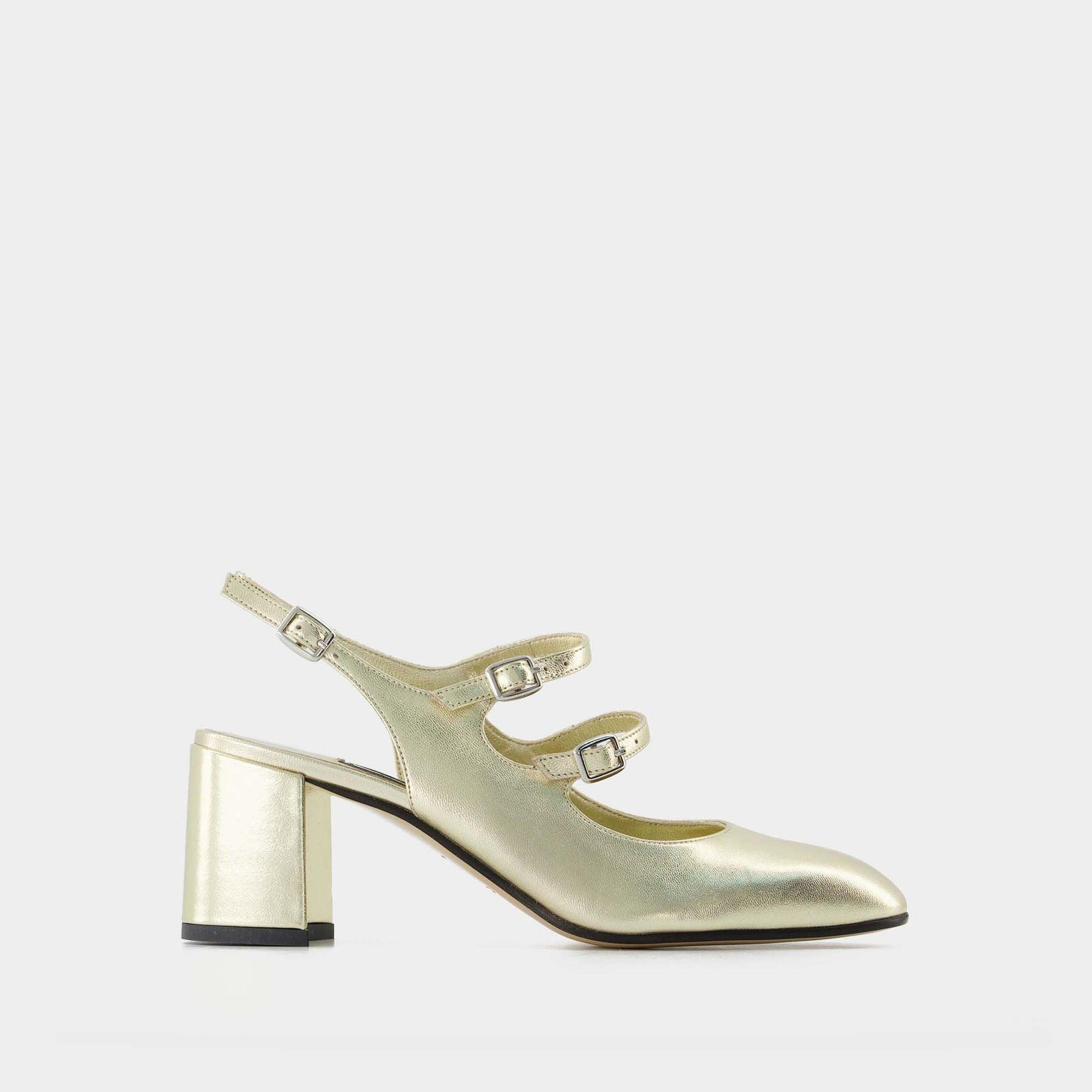 CAREL Banana Pumps - - Platine - Leather in White | Lyst