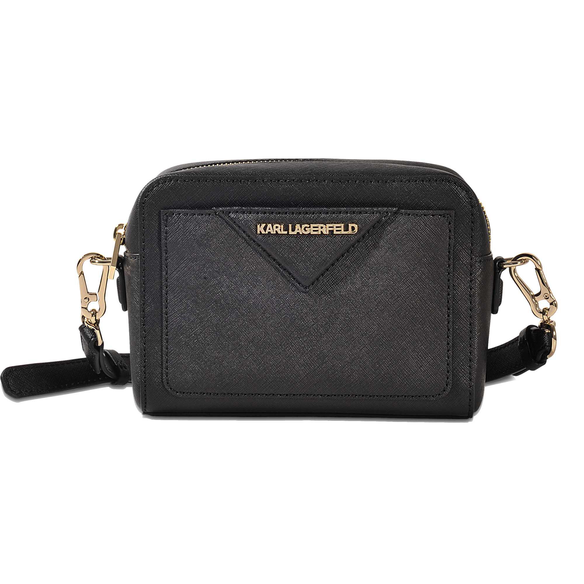 Karl Lagerfeld Leather K/klassik Camera Bag in Black - Lyst