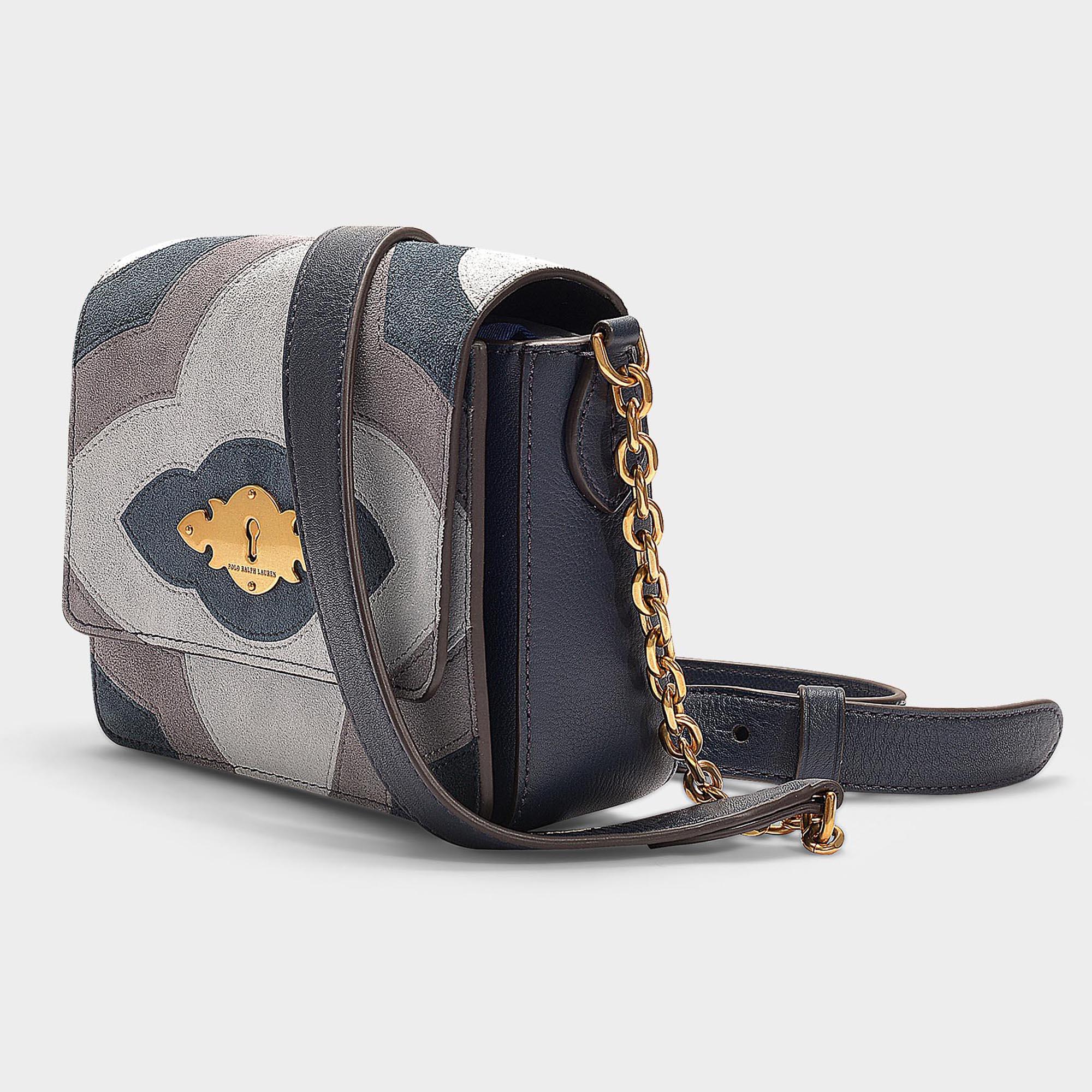 Polo Ralph Lauren Leather Brooke Small Chain Crossbody Bag In