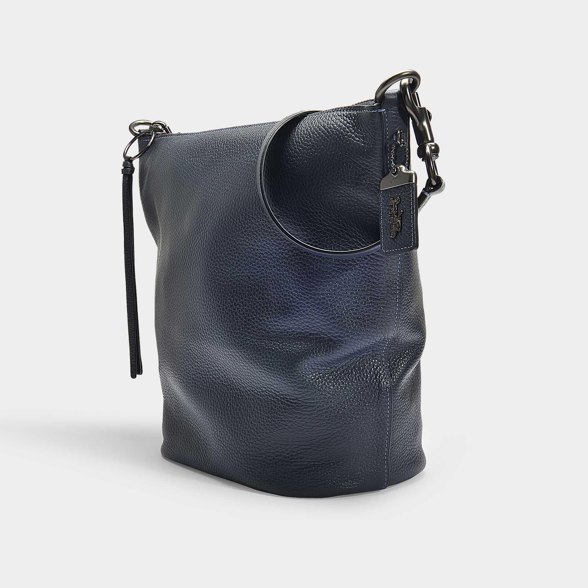 COACH Duffle Bag In Navy Calfskin in Blue - Lyst