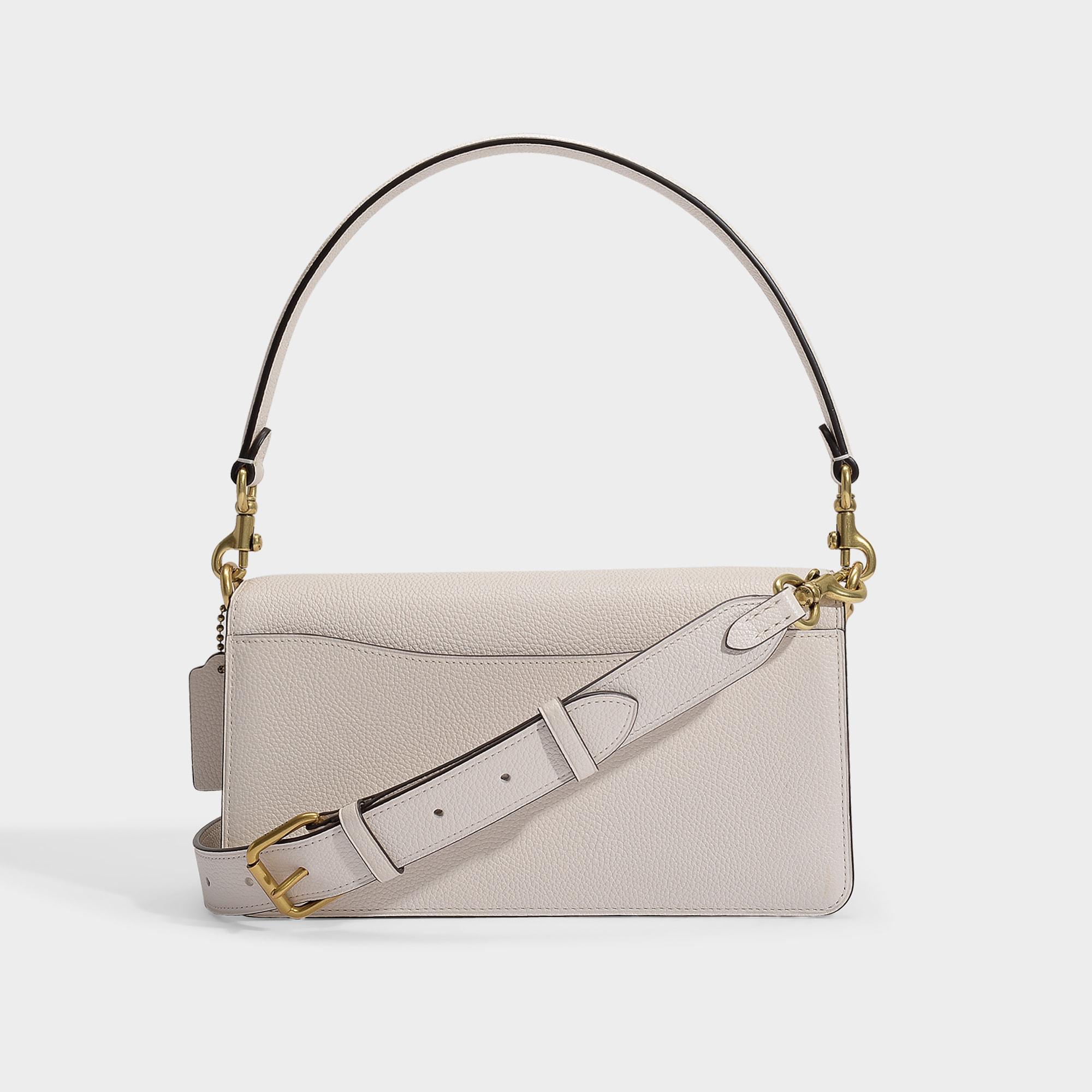 coach mini white bag