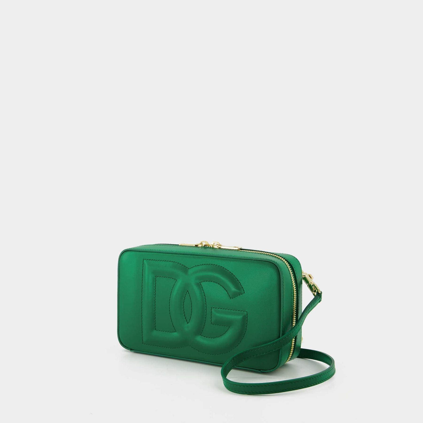 Dolce & Gabbana Dg Logo Camera Crossbody - Dolce & Gabbana - Green - Leather