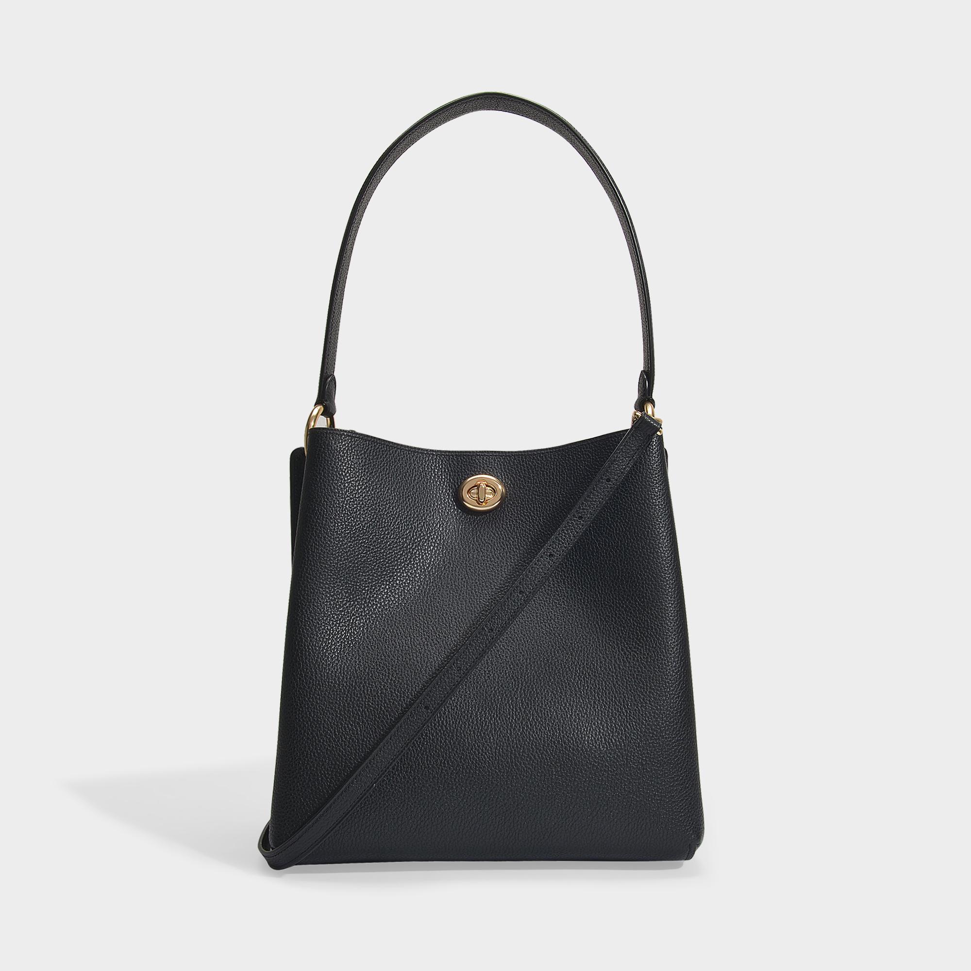 coach charlie bucket bag black