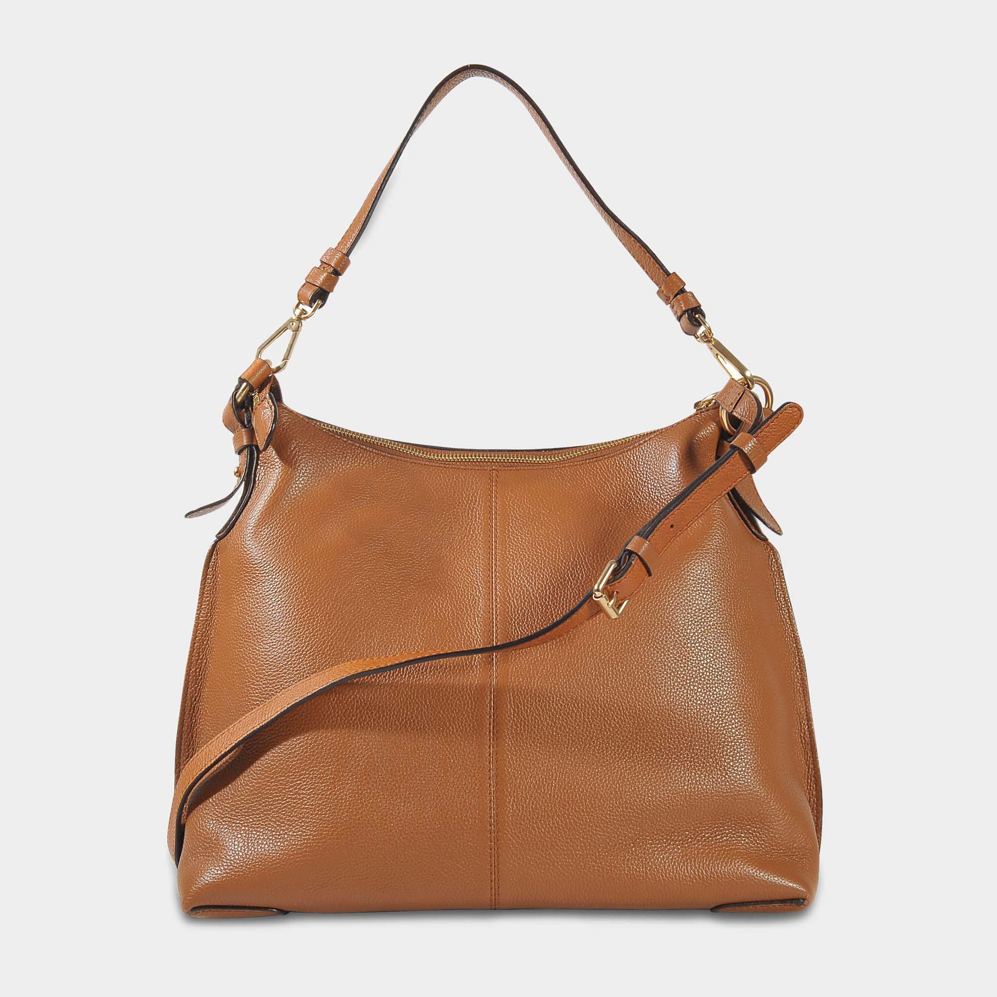 See By Chloé Joan Large Hobo Bag In Caramelo Leather And Suede in Brown ...