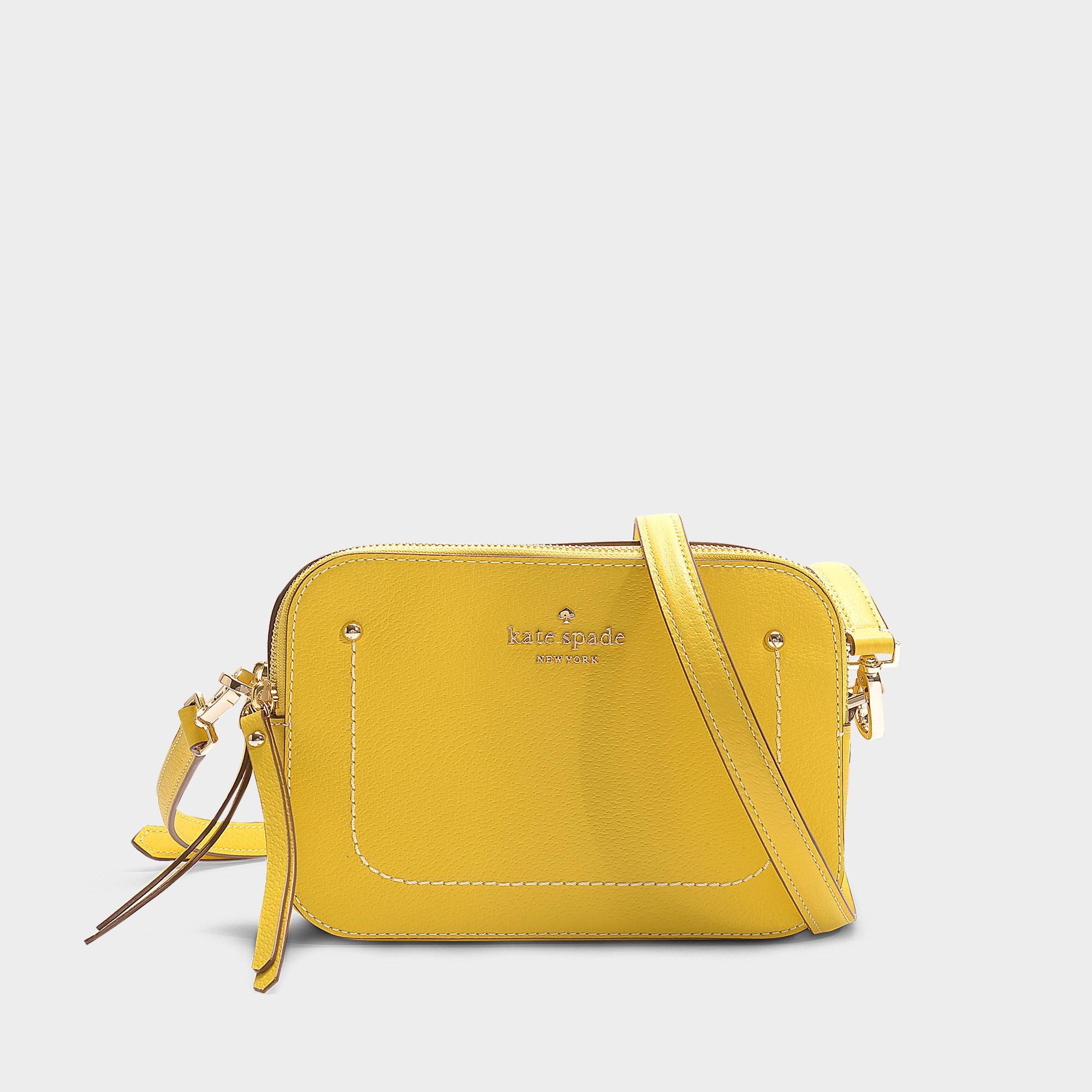 Kate Spade Juliet Thompson Street Crossbody In Black Cotton in Yellow |  Lyst Canada