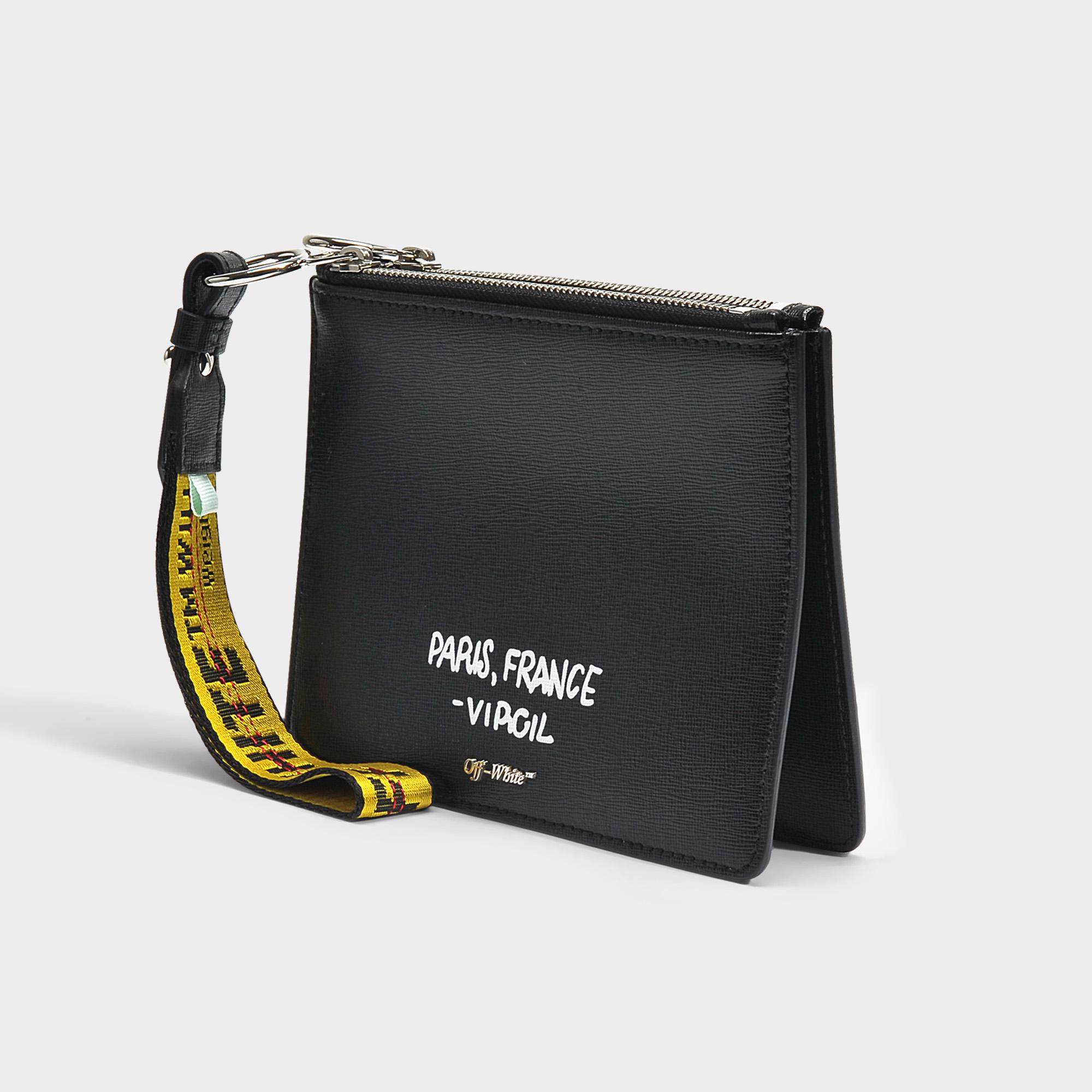 off white for display only pouch