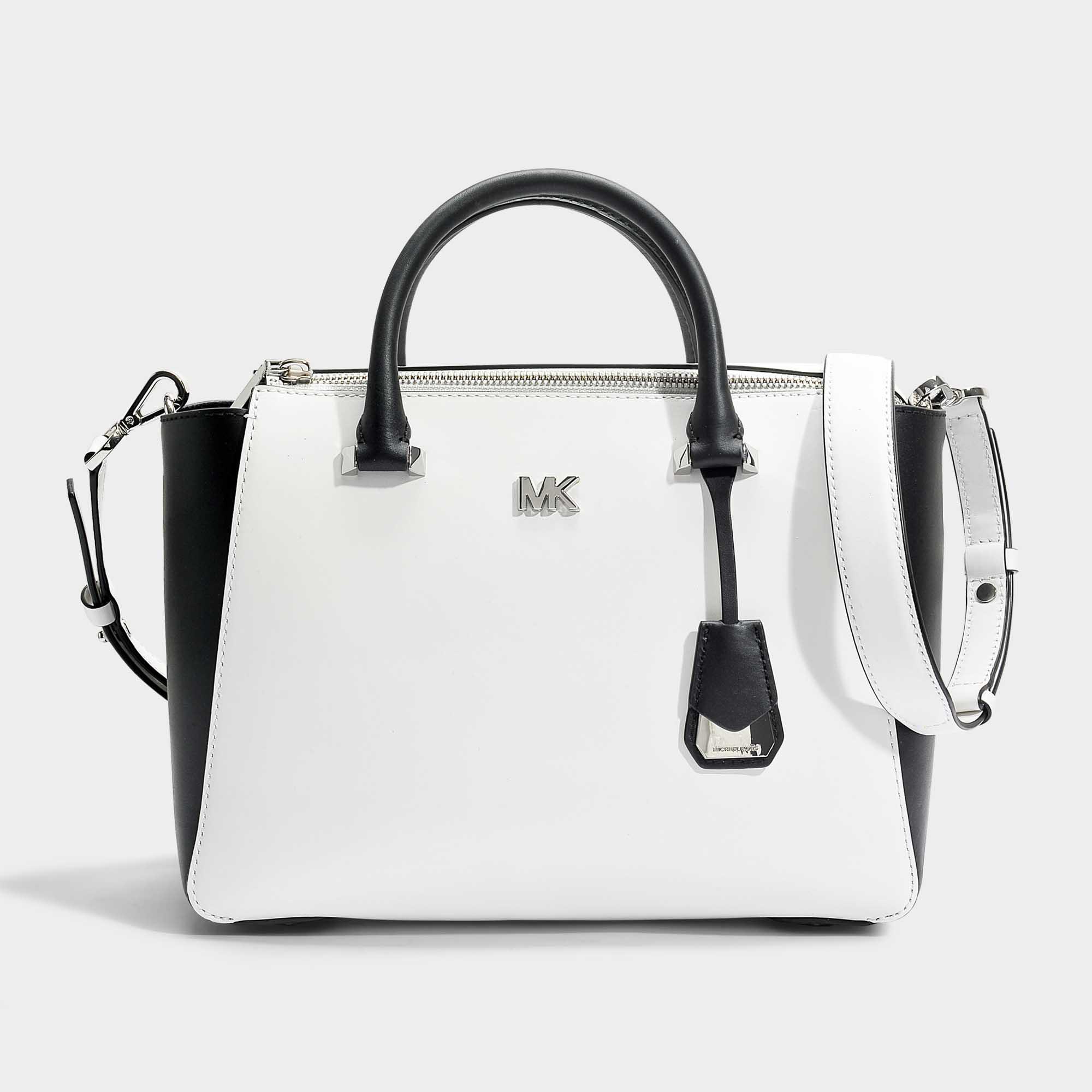 MK white and black bag