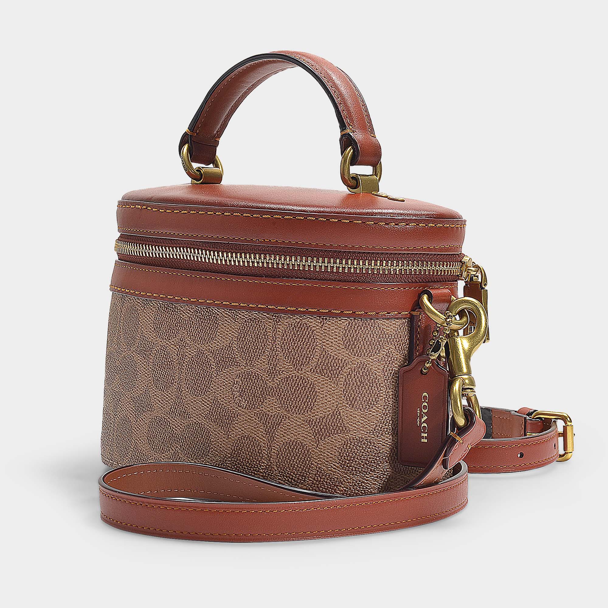 coach trail bag in signature canvas