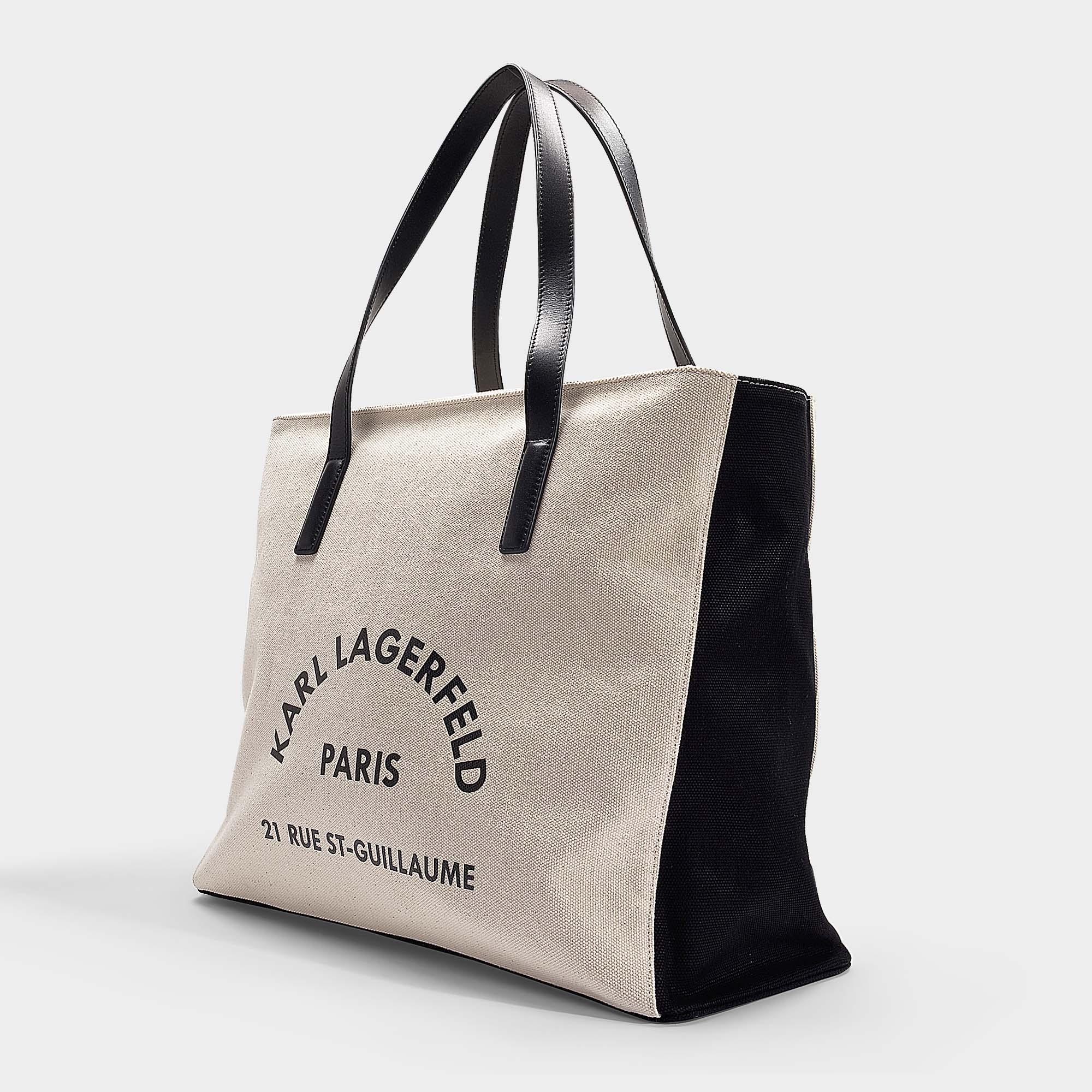karl lagerfeld beach bag