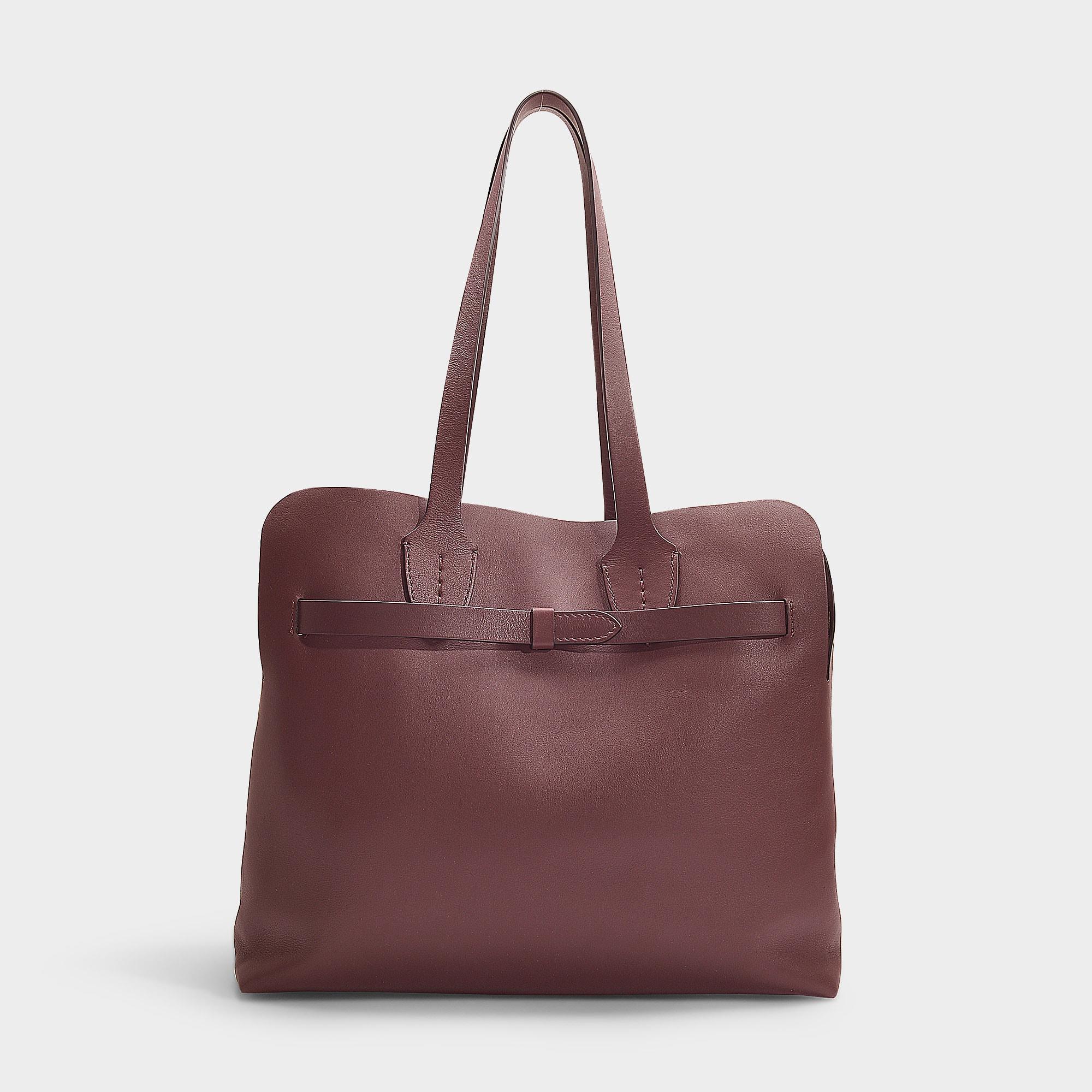 burberry burgundy tote