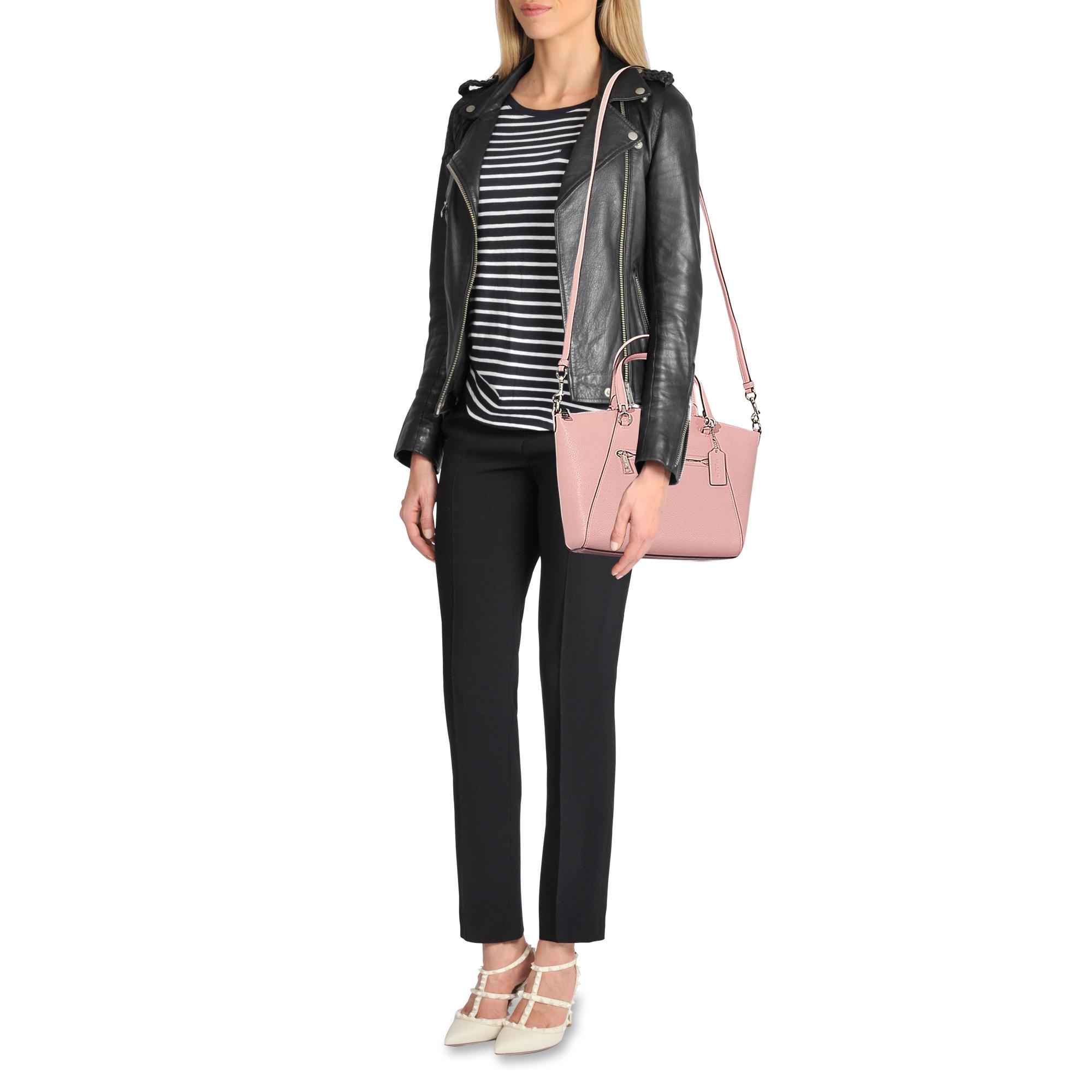 COACH Prairie Satchel Bag In Peony Calfskin in Pink Lyst