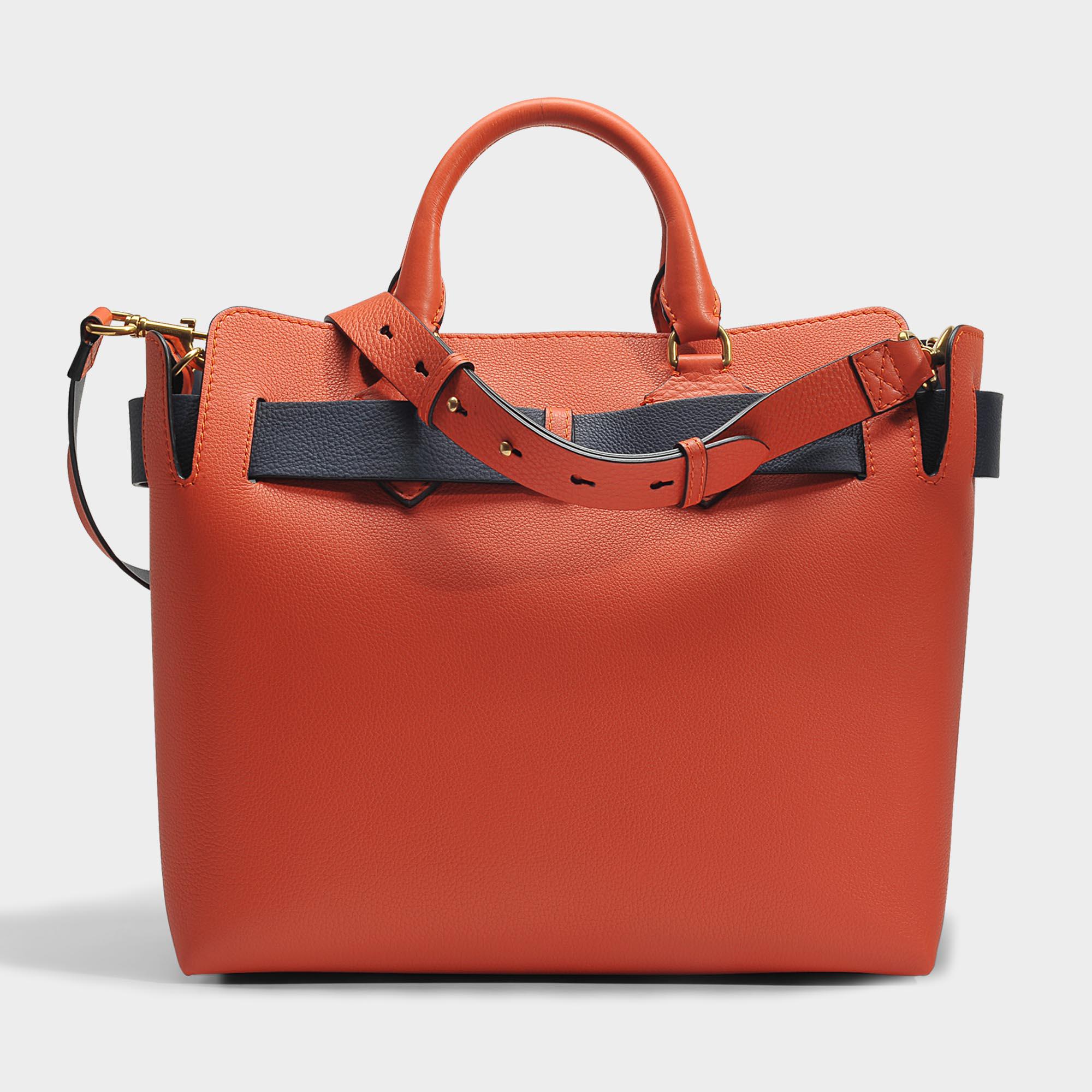 Burberry Belt Bag Medium In Clementine Marais Leather in Red Lyst