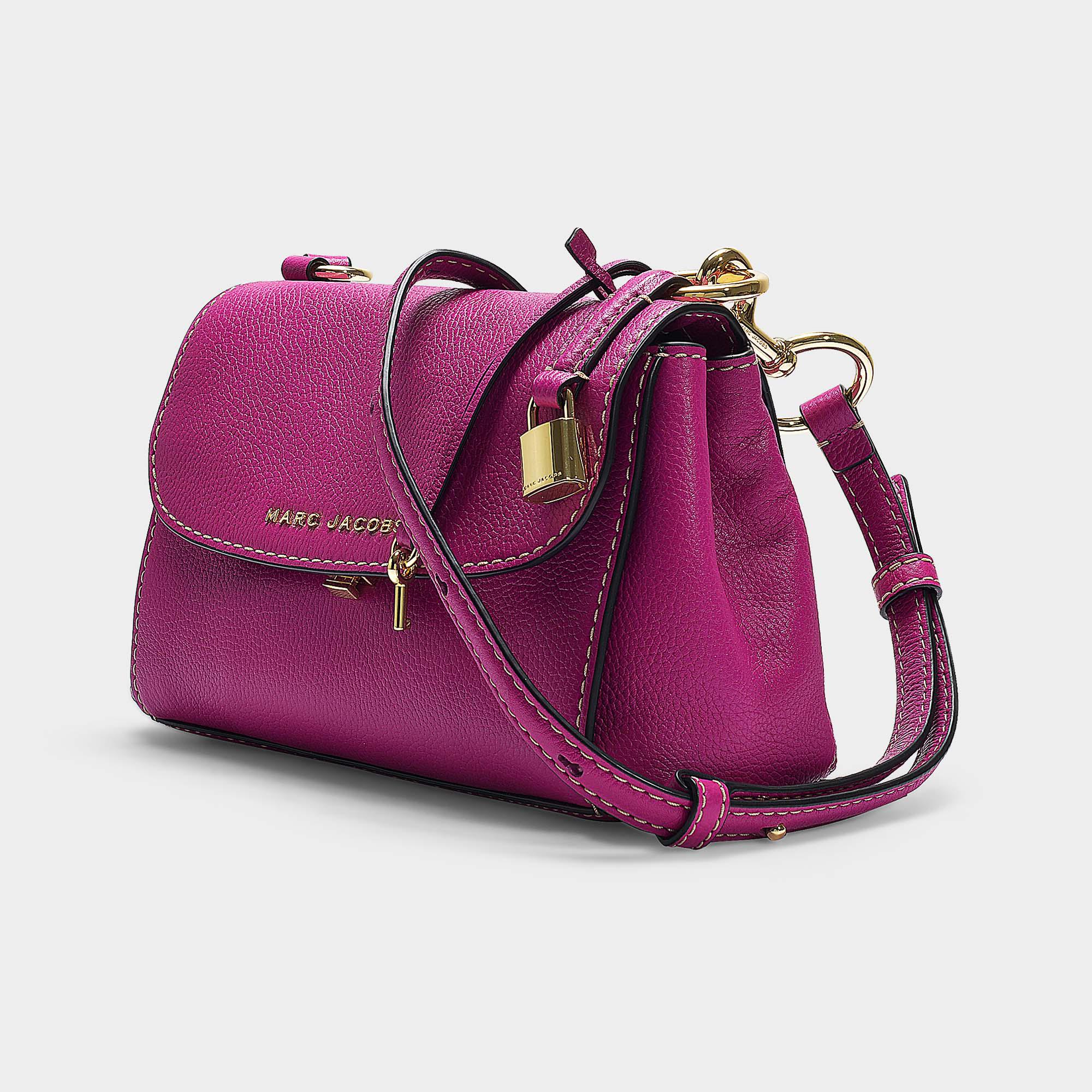 Marc Jacobs Women's Mini Boho Grind Leather Shoulder Bag Pink Lyst